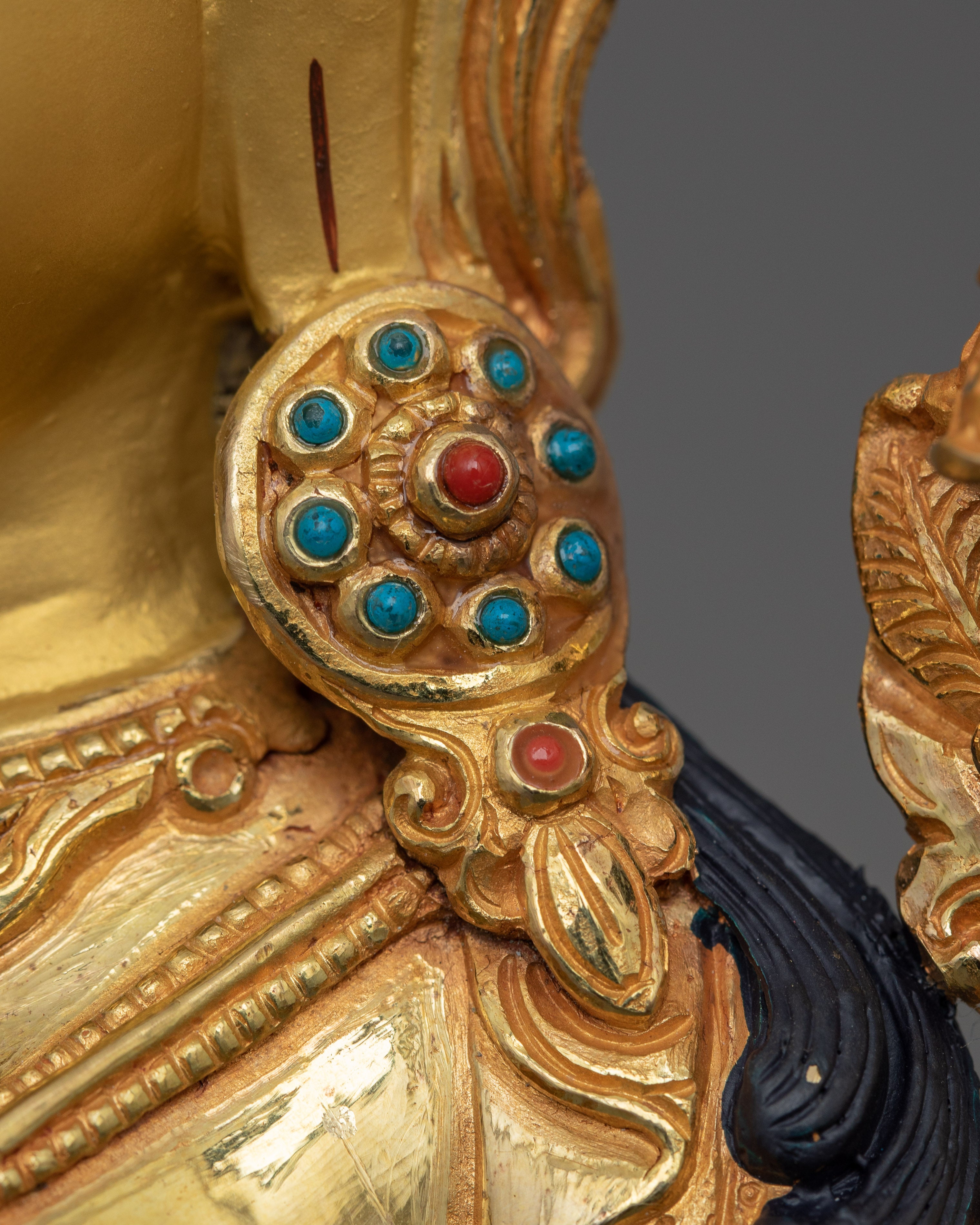 Himalayan Buddhist Goddess Green Tara Statue | Vajrayana Buddhism Deity