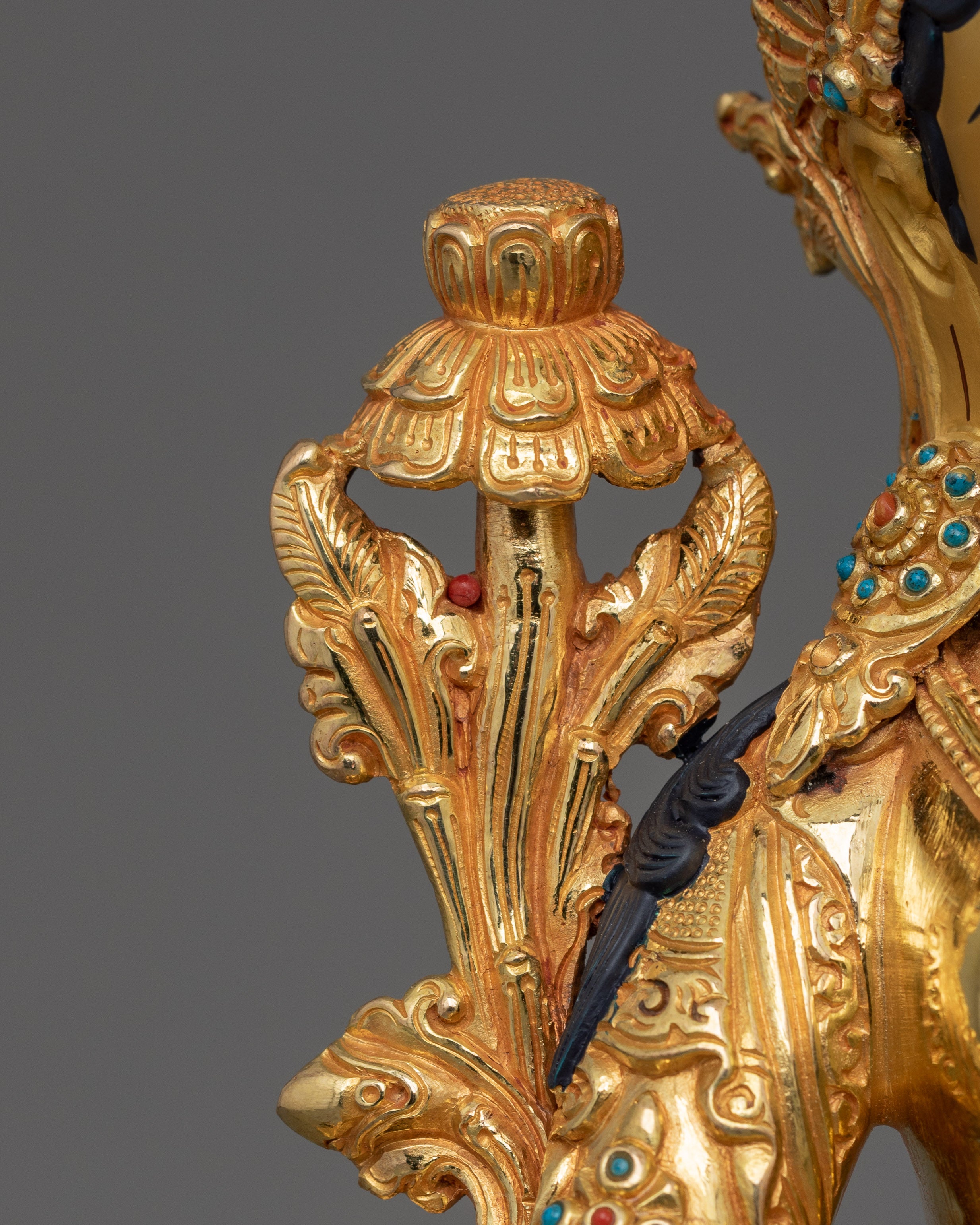 Himalayan Buddhist Goddess Green Tara Statue | Vajrayana Buddhism Deity