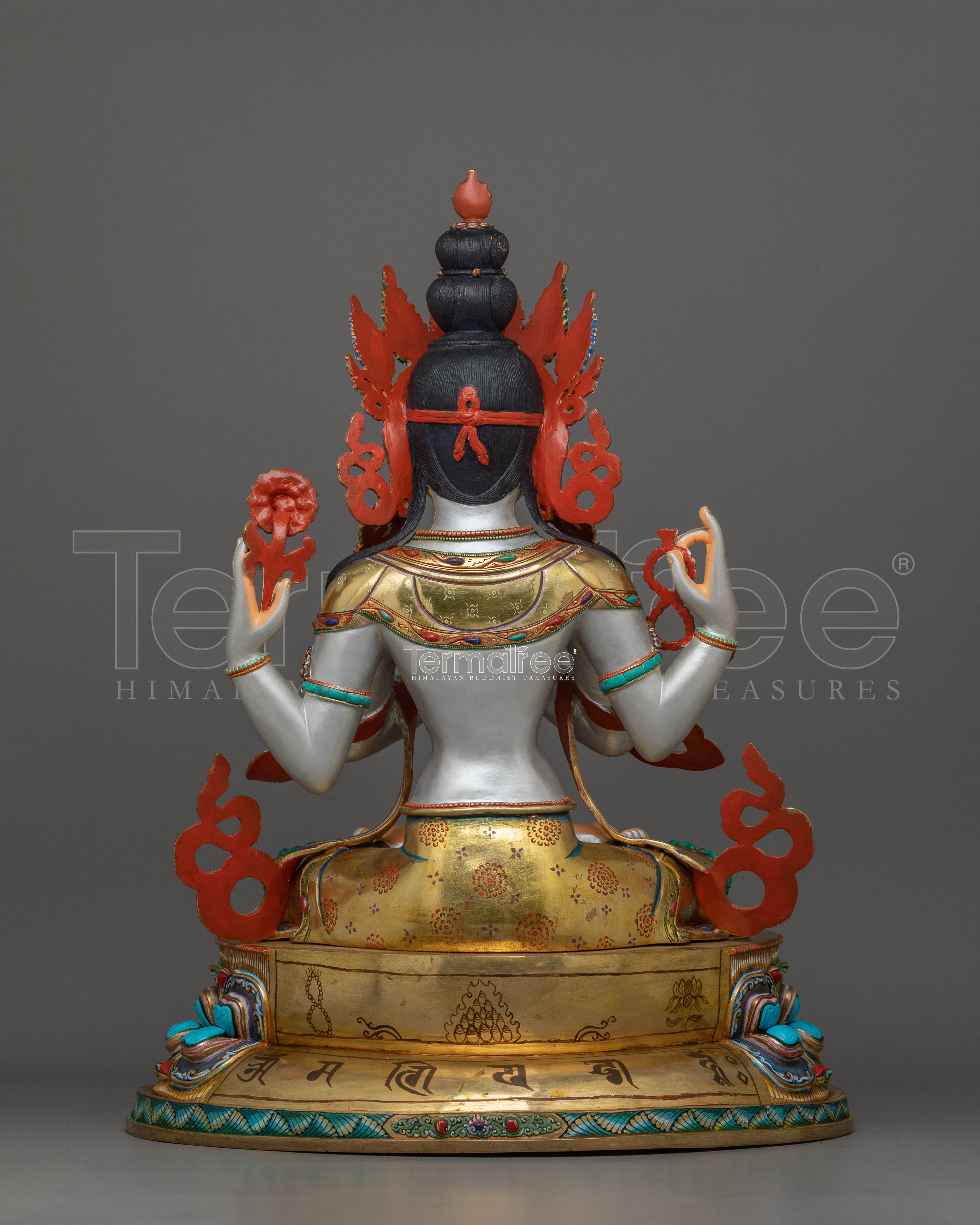 Handcrafted Figurine of Chenresig | Tibetan Buddhist Altar Decor