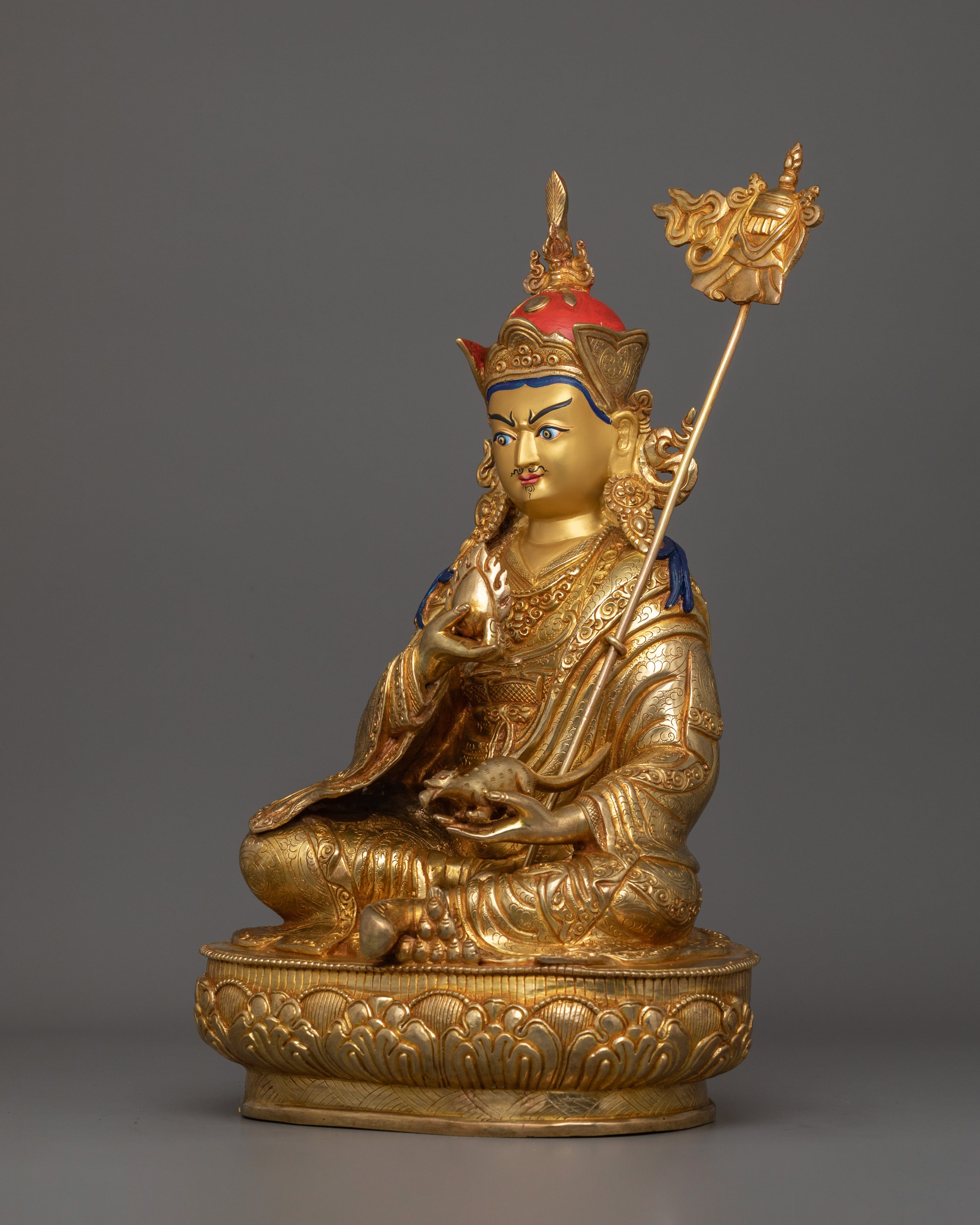 14.6 Inches Guru Norla Statue | The Wealth-Granting Manifestation of Guru Rinpoche