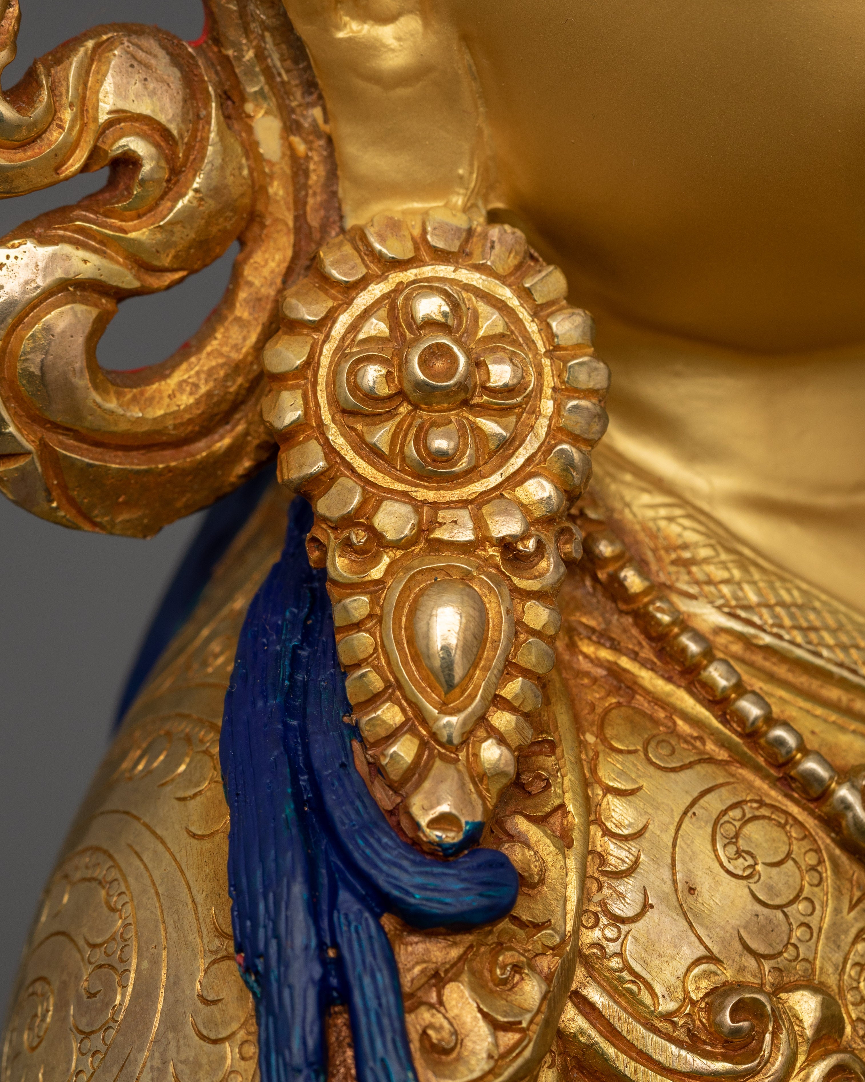 14.6 Inches Guru Norla Statue | The Wealth-Granting Manifestation of Guru Rinpoche