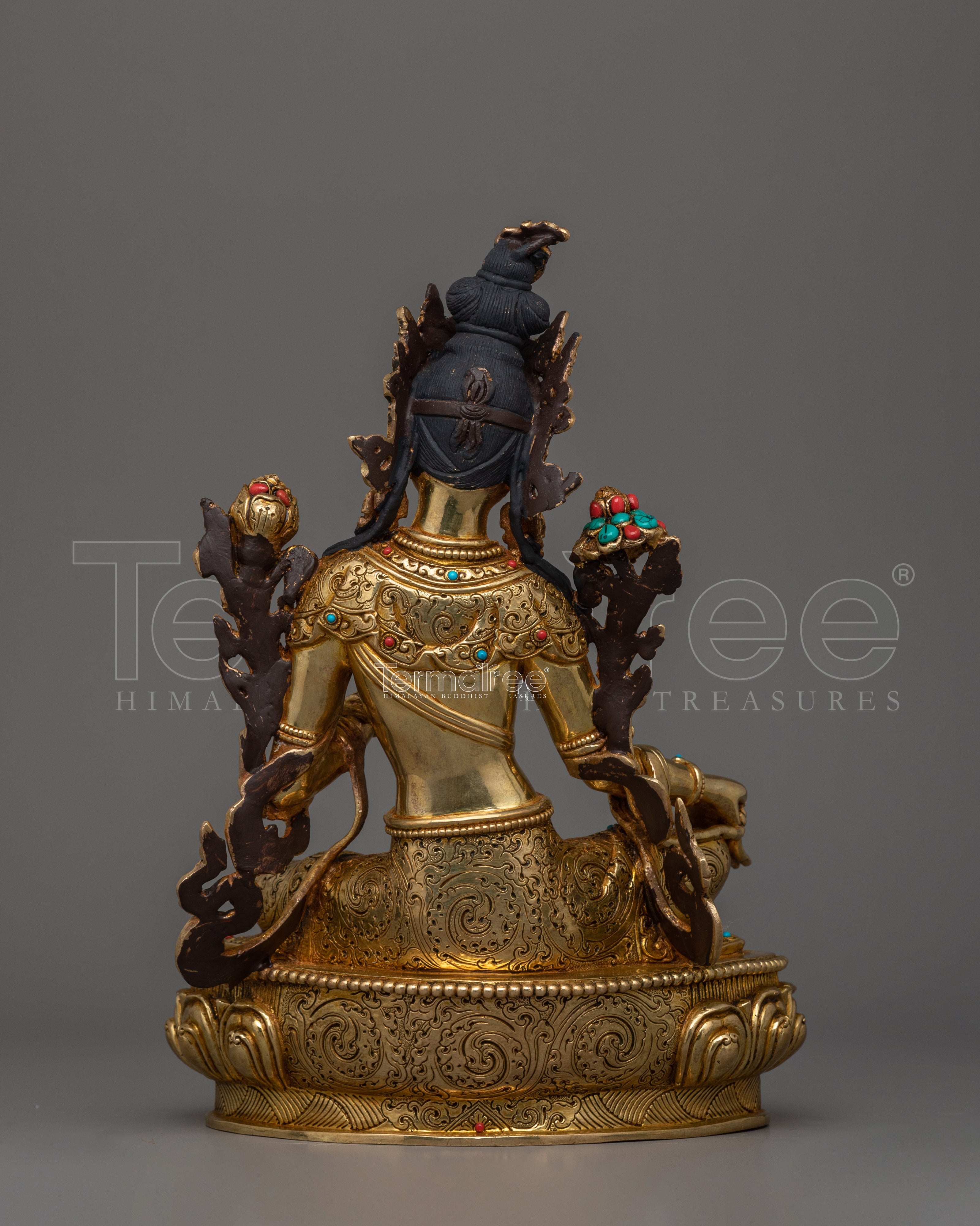 Himalayan Buddhist Deity Shyama Tara Sculpture | Tibetan Goddess of Compassion