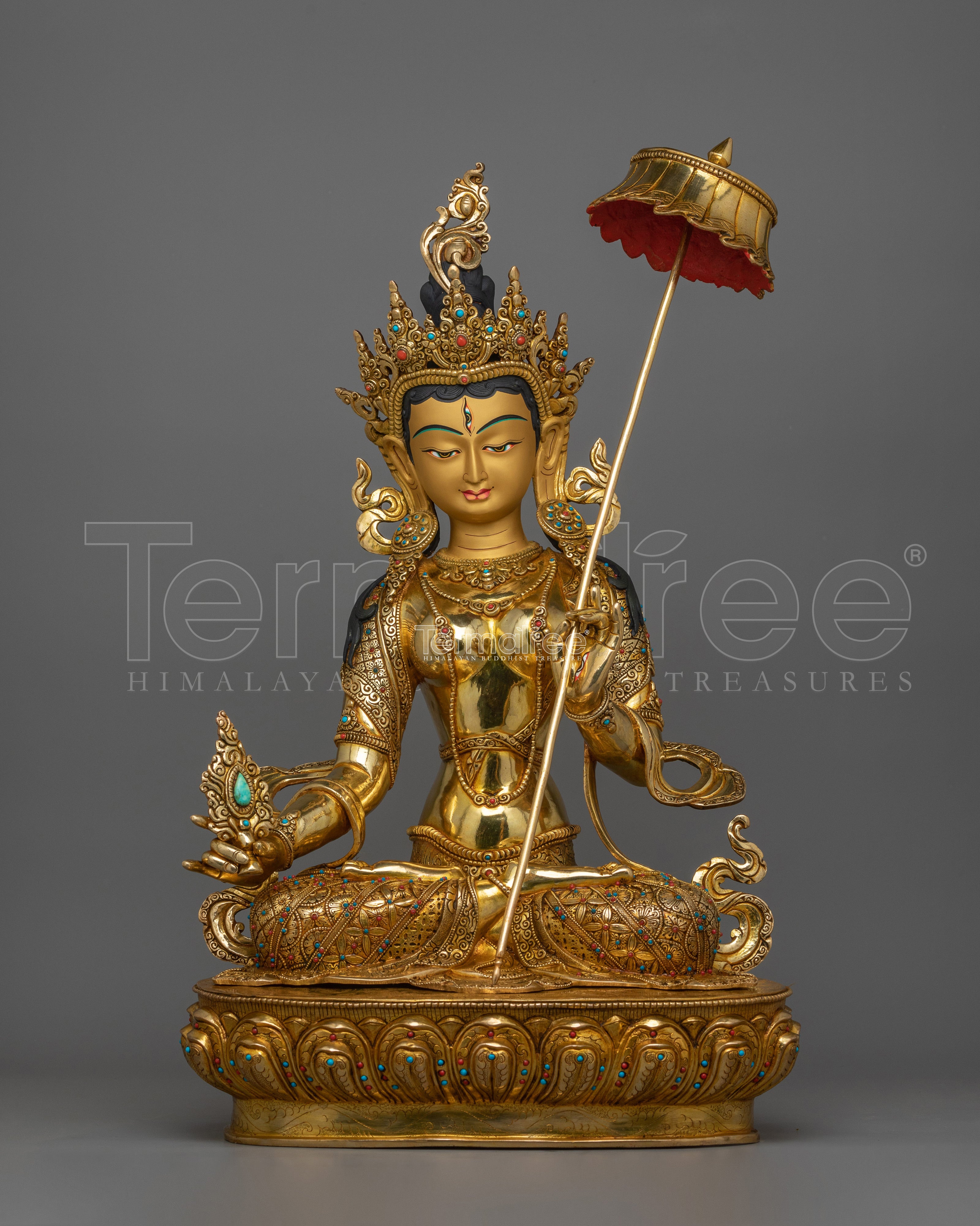 Three eyes beautiful Deity dukar Statue | Protection and Liberation