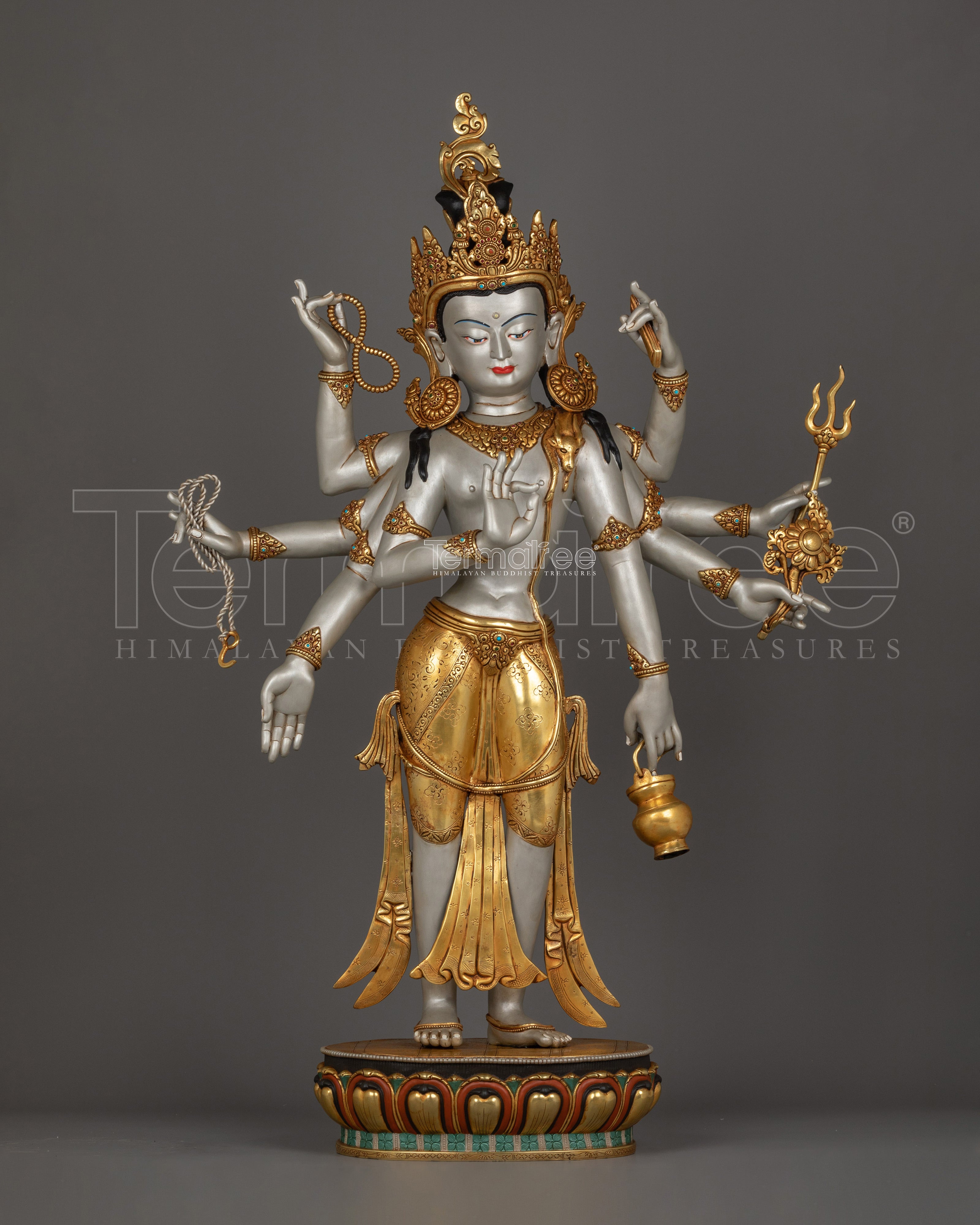 Standing Statue of Lokeshwor | Traditional Tibetan Art