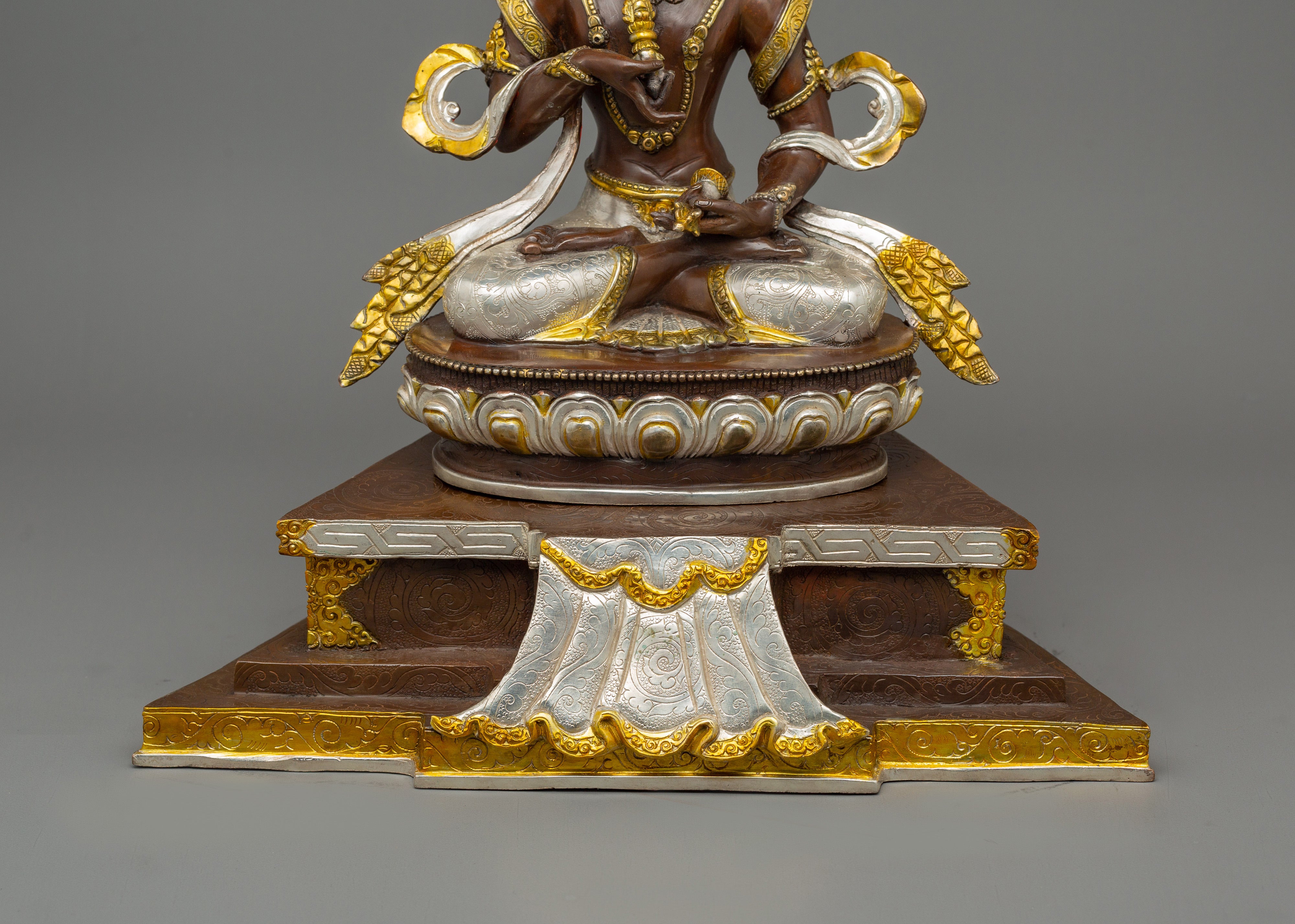 Handmade Vajrasattva with Halo Statue | Representation of Compassion