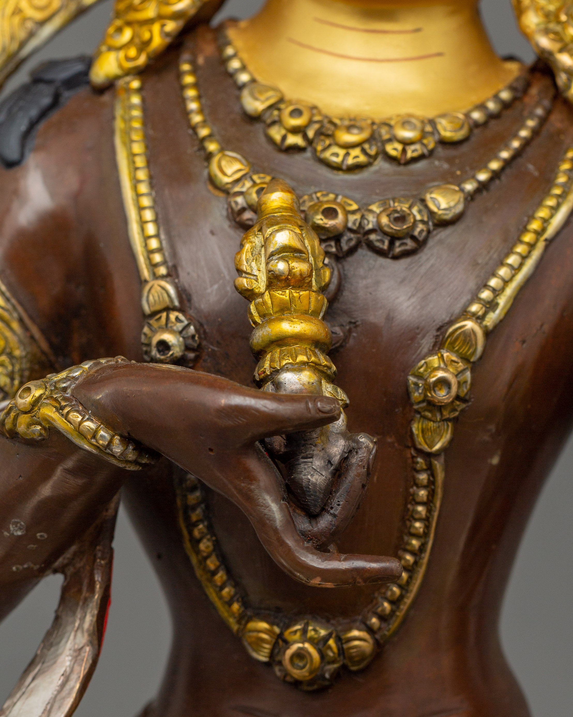 Handmade Vajrasattva with Halo Statue | Representation of Compassion