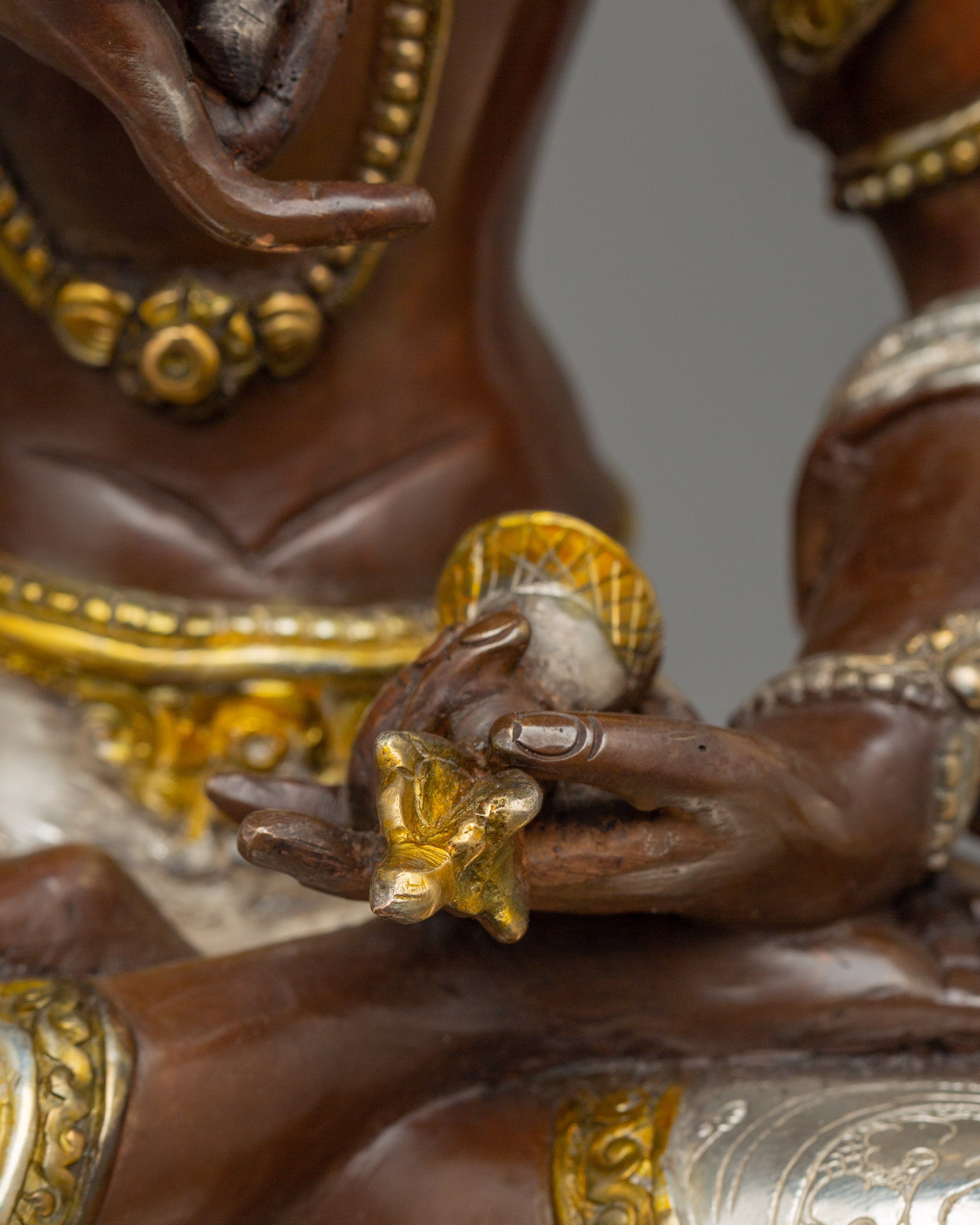 Handmade Vajrasattva with Halo Statue | Representation of Compassion