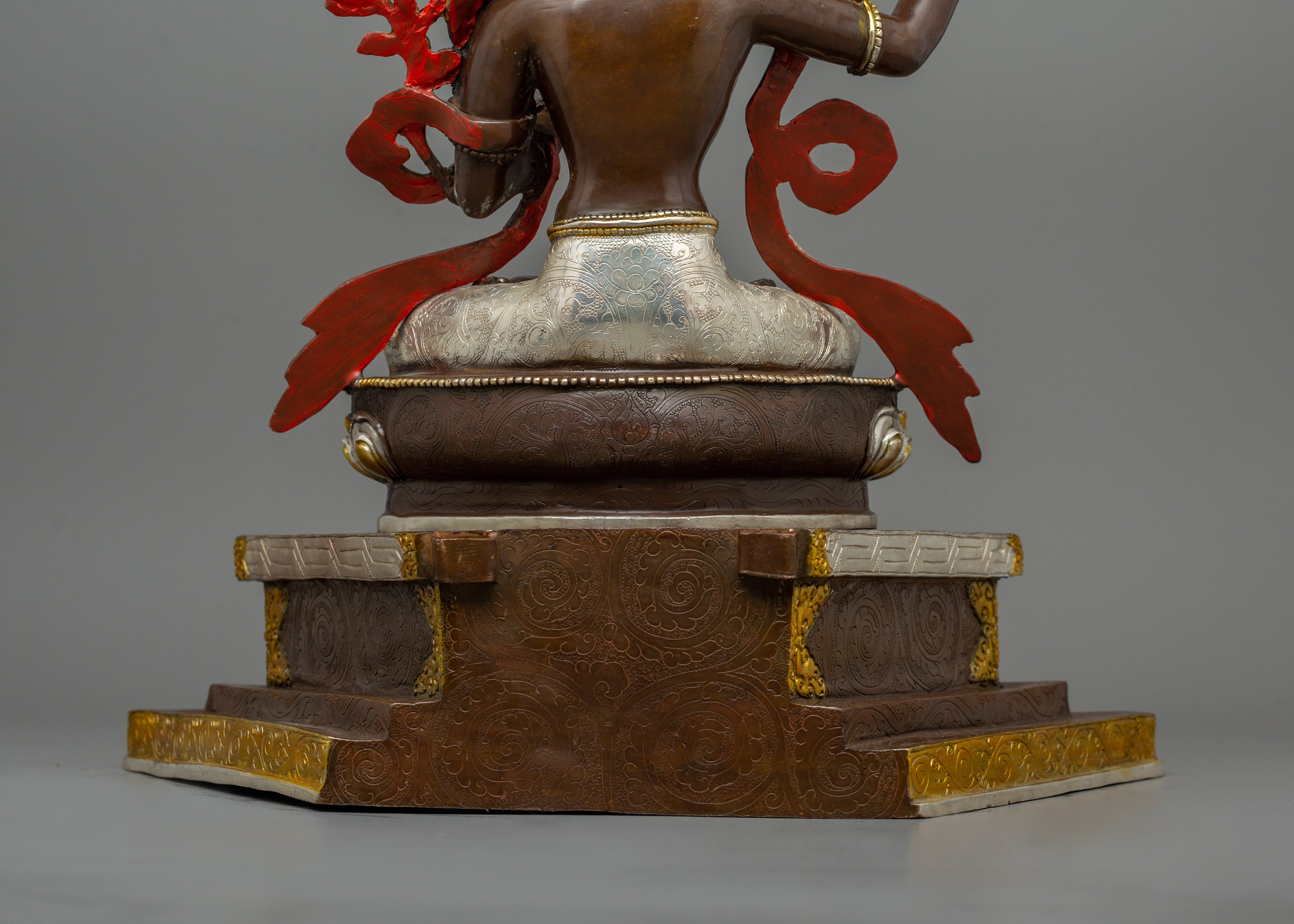 The Noble Mahanaya Buddhist Manjushri Sculpture | The Bodhisattva of Enlightenment
