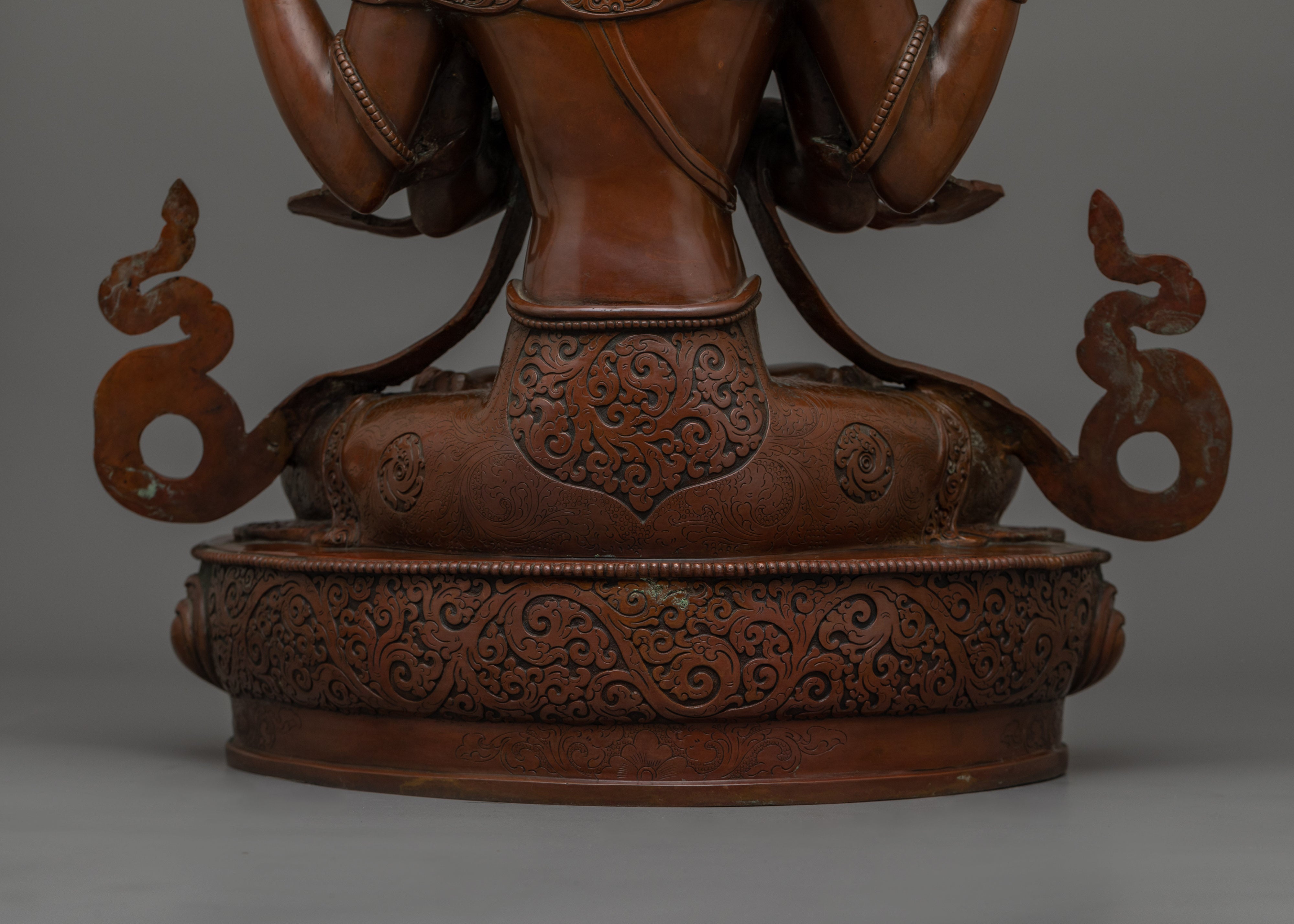 Bodhisattva Deity Chenrezig Statue | Full of Compassion