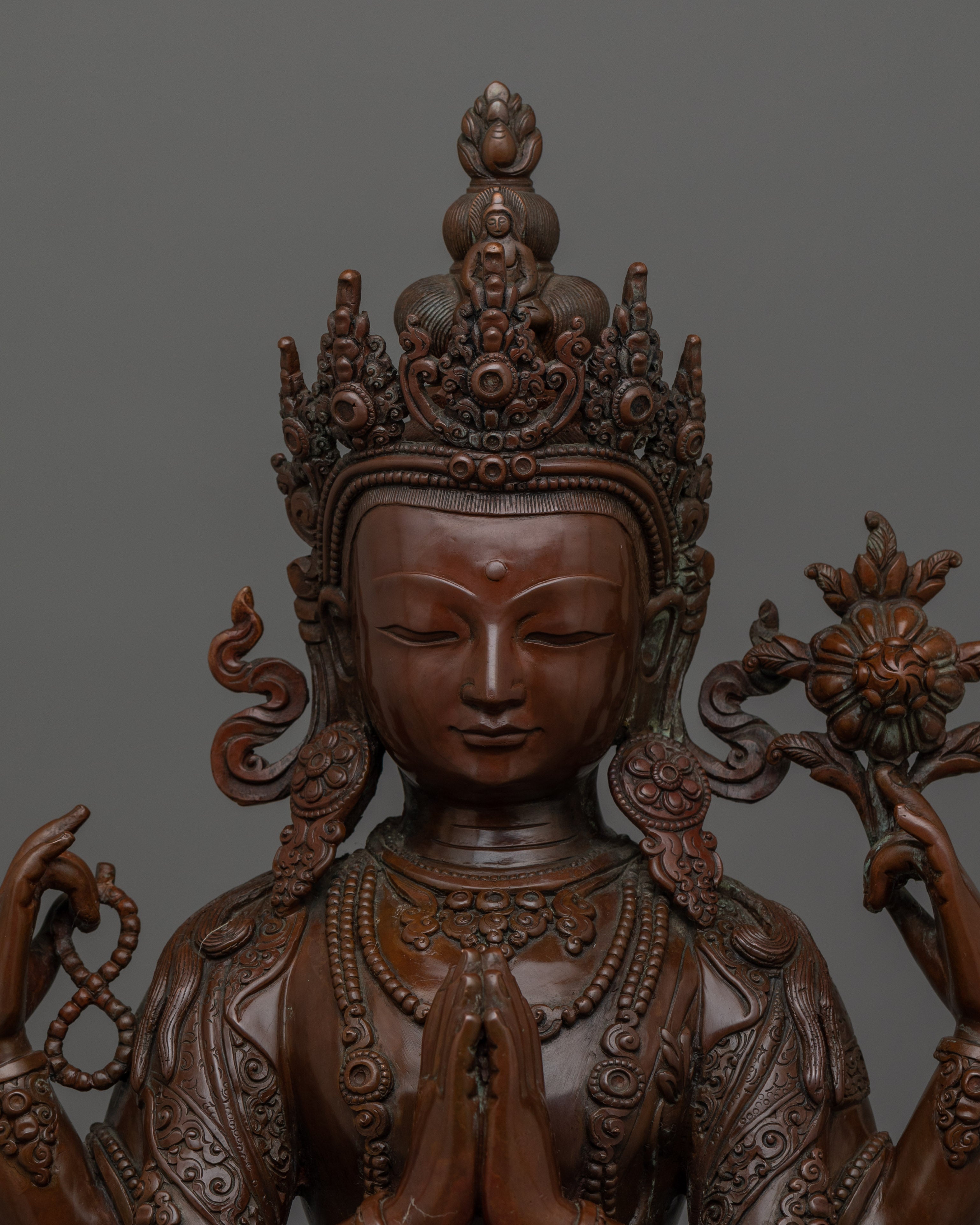 Bodhisattva Deity Chenrezig Statue | Full of Compassion