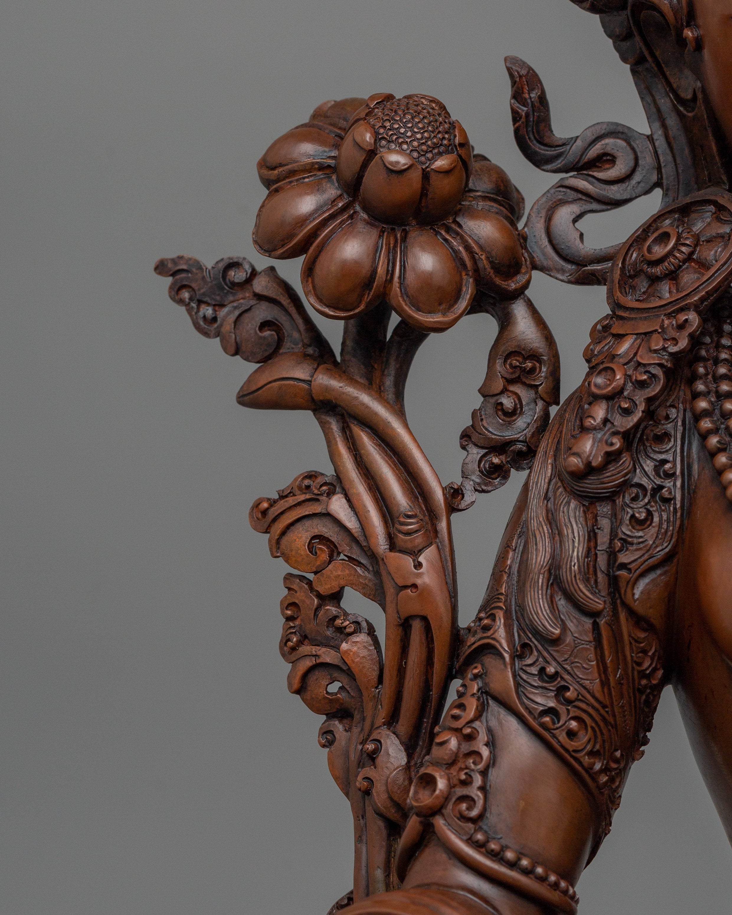 Himalayan Goddess of Compassion Shyama Tara Statue | The Swift and Fearless Savior