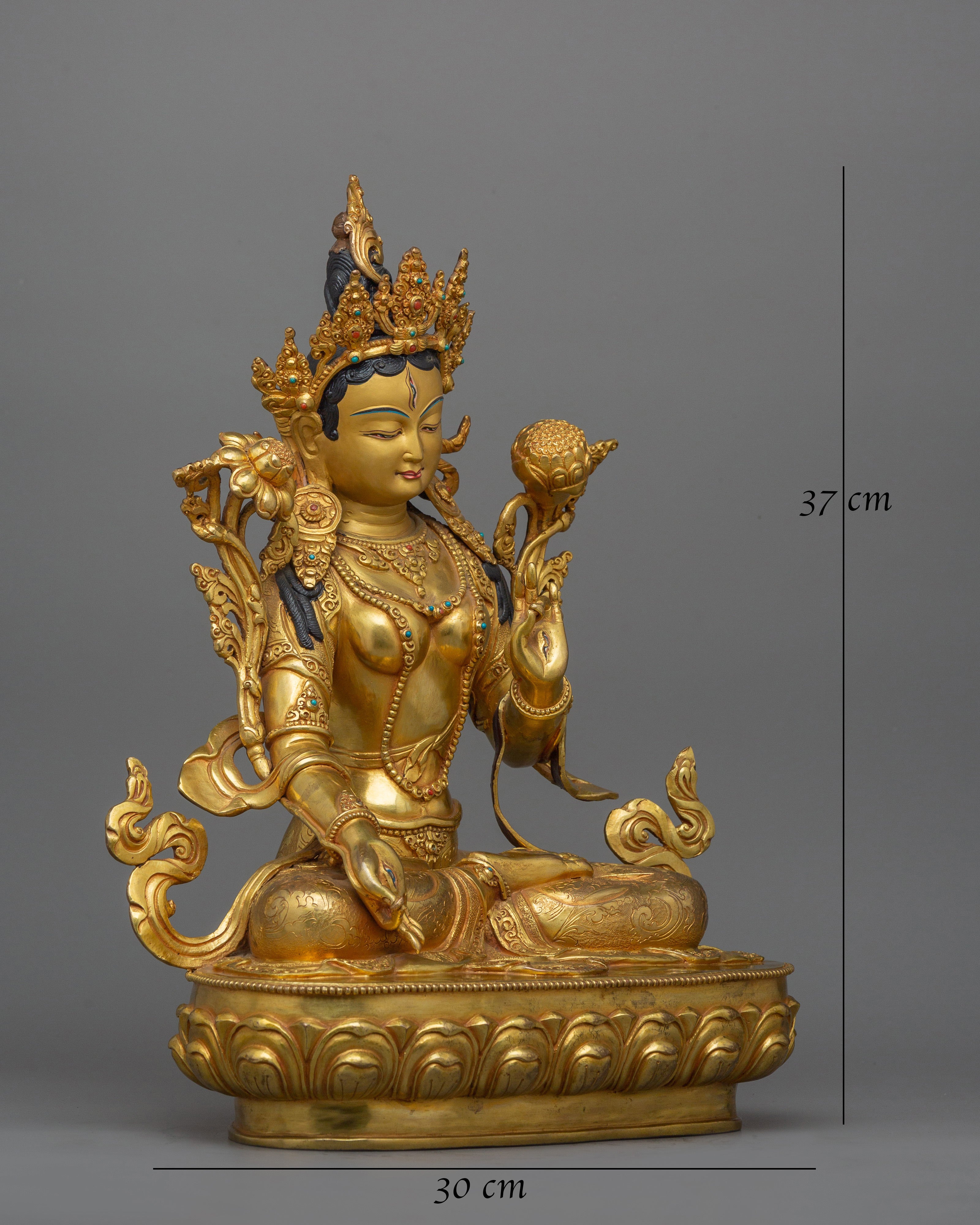 Handcrafted Figurine of Sita Tara | A Divine Symbol of Compassion