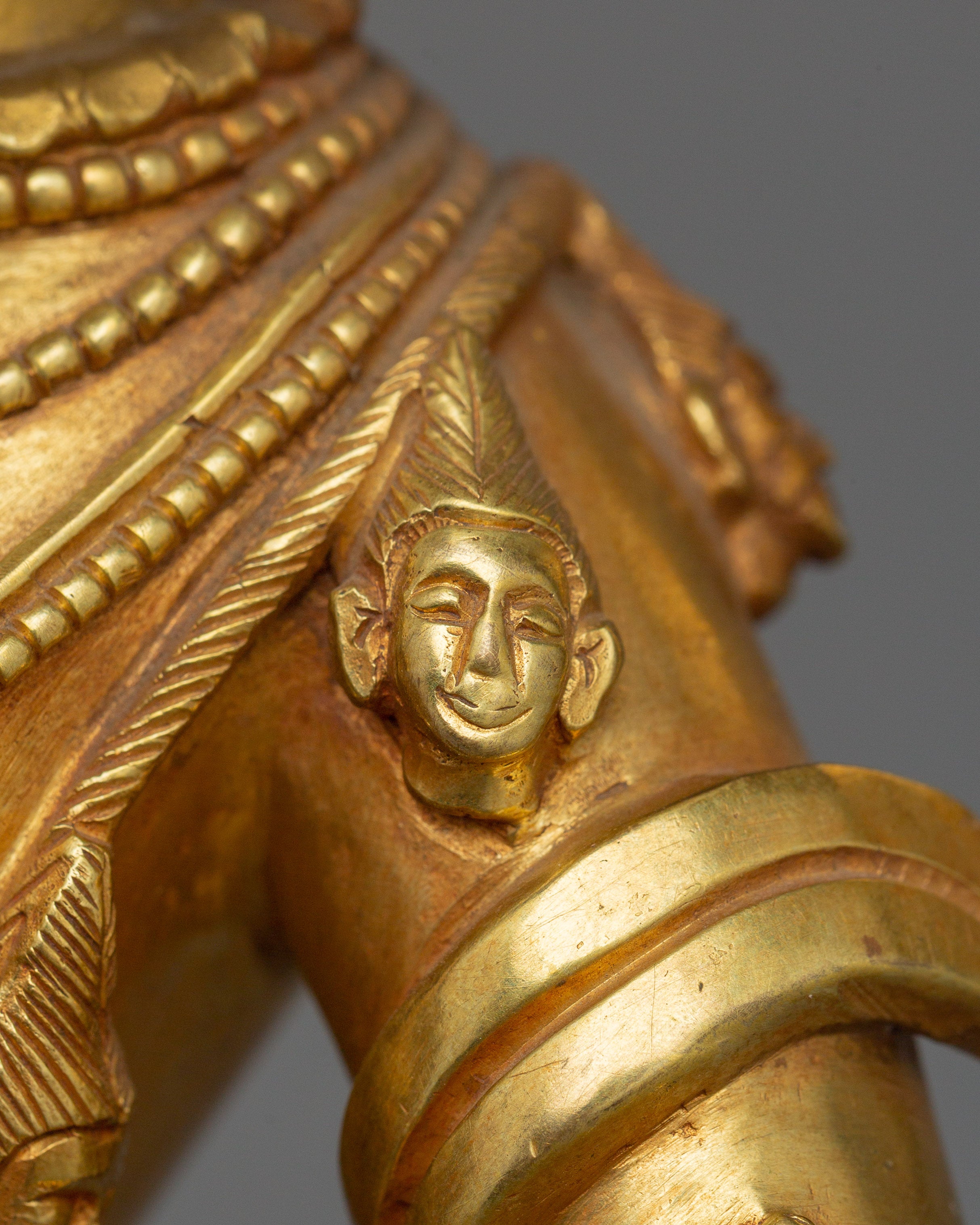 Himalayan Statue of Lion-Faced Dakini Simhamukha | The Fierce Wisdom Dakini