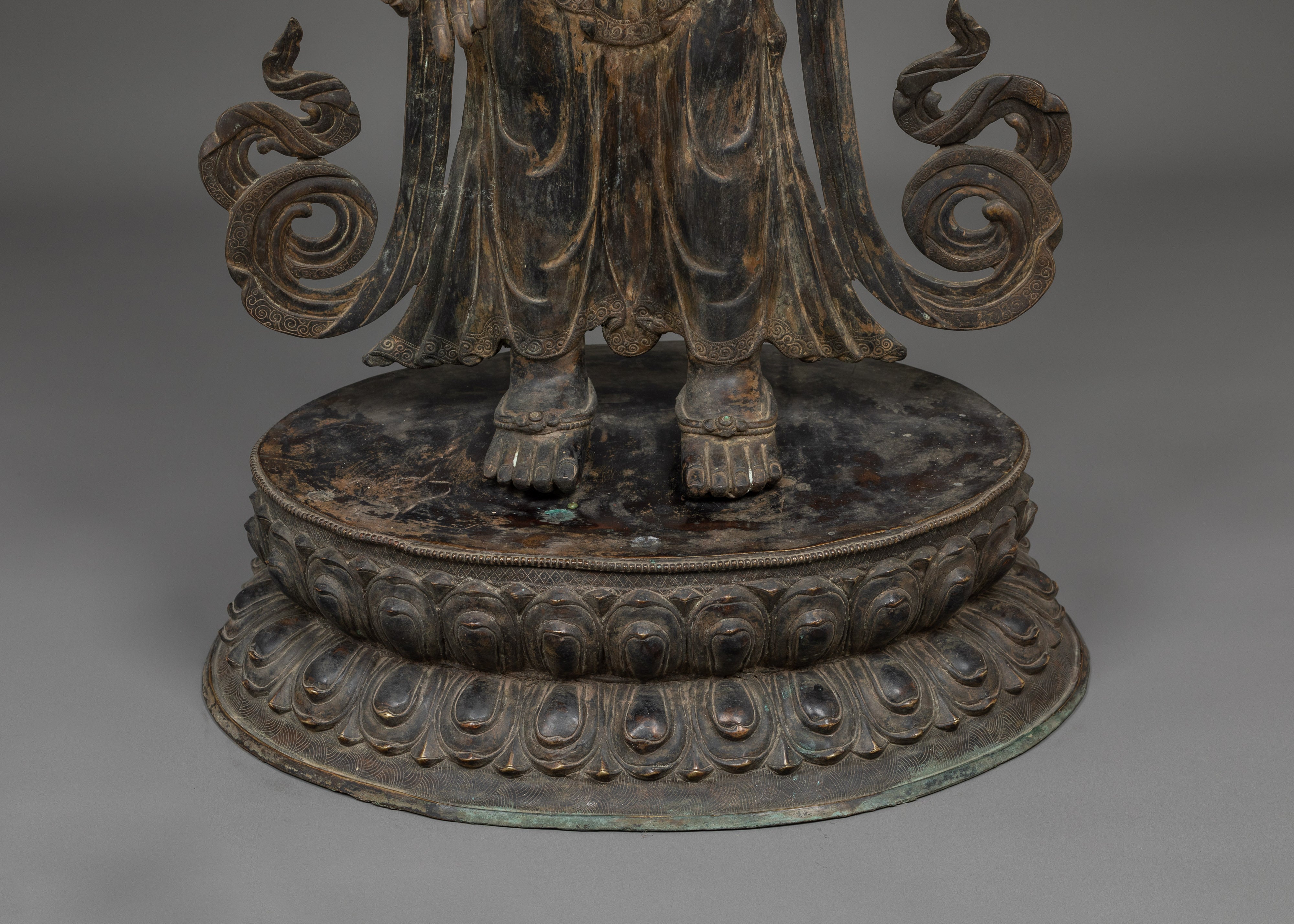 Handmade Statue of Standing Manjushri | The Guardian of Truth