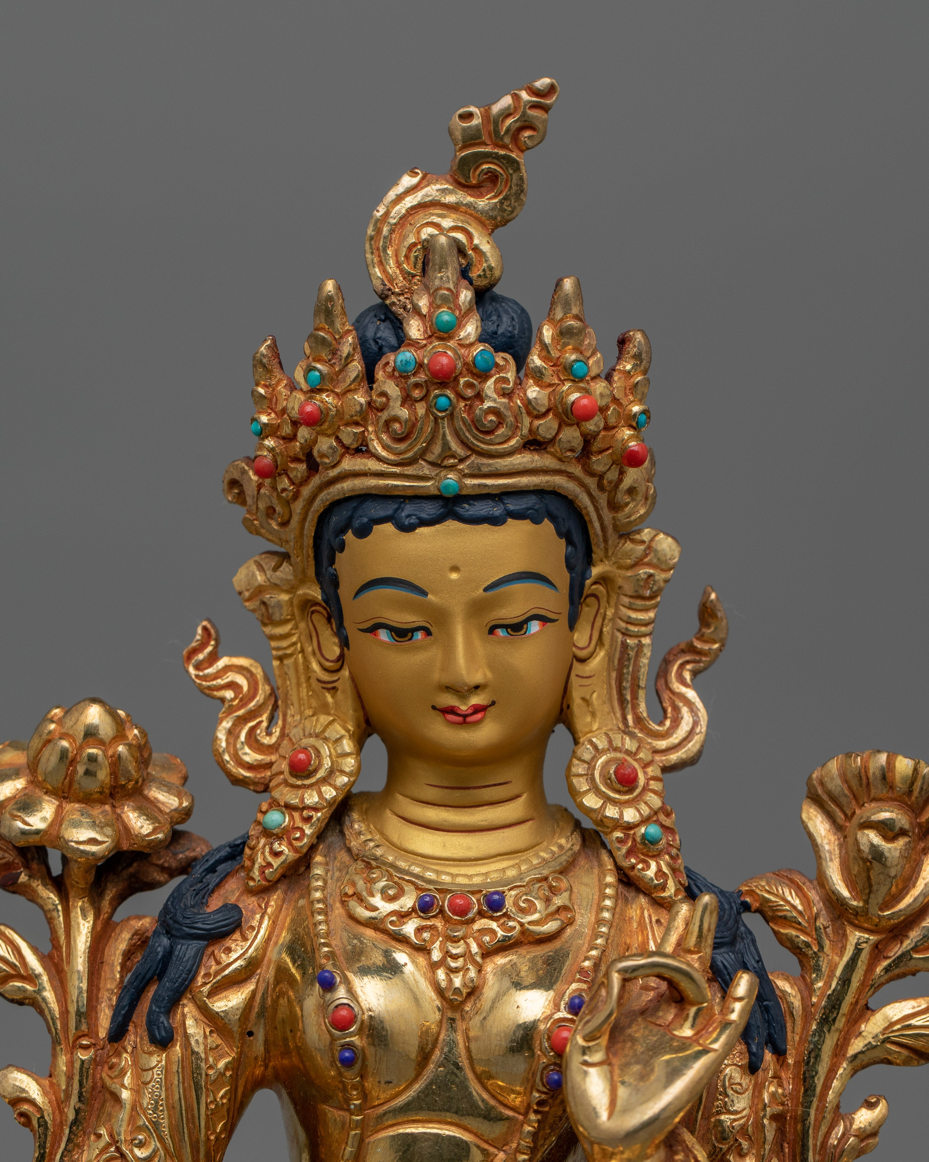 The Divine Mother Green Tara Statue | Sculpture for Decor