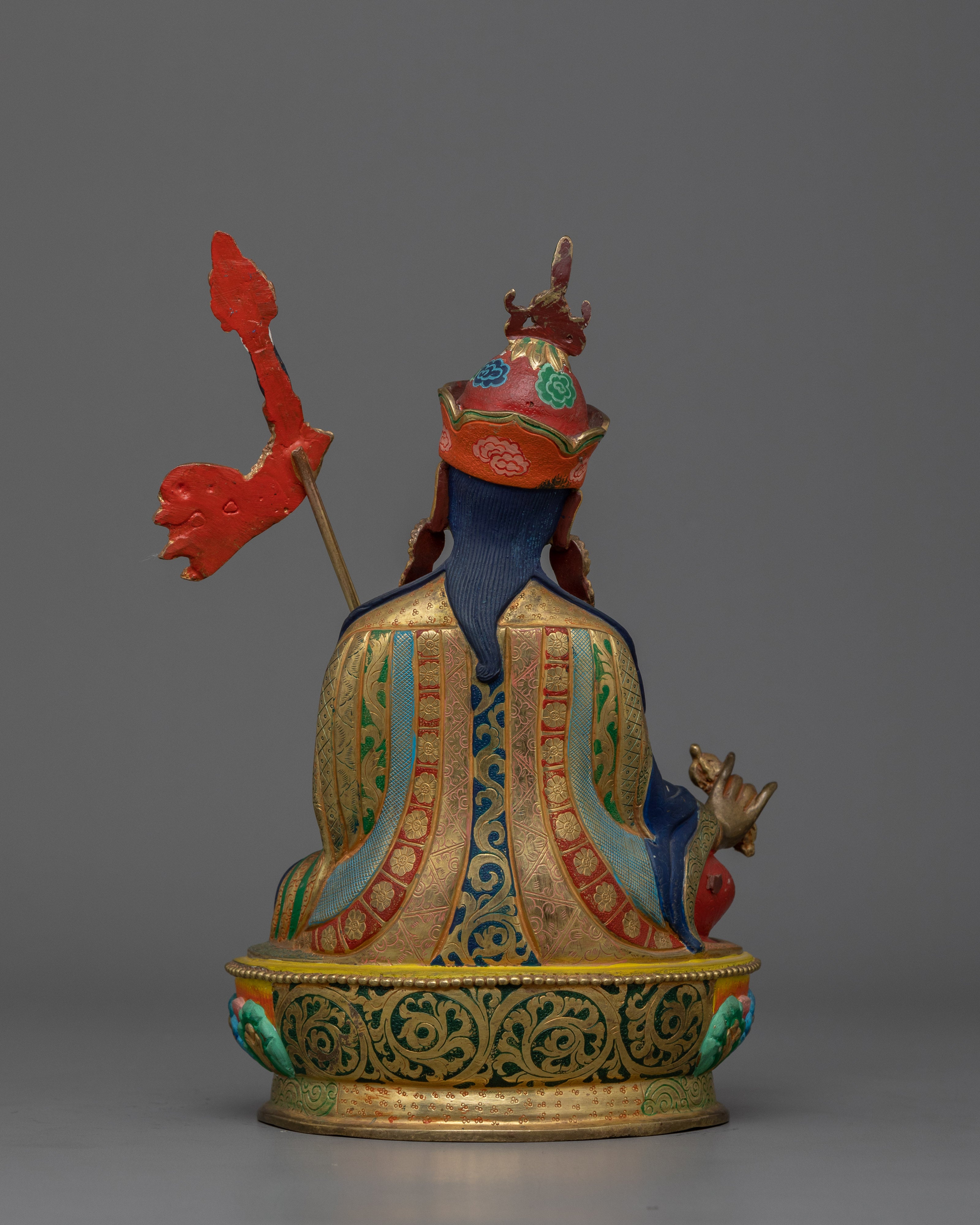 Guru Rinpoche with Beautiful Acrylic Painting | The Precious Master of Vajrayana