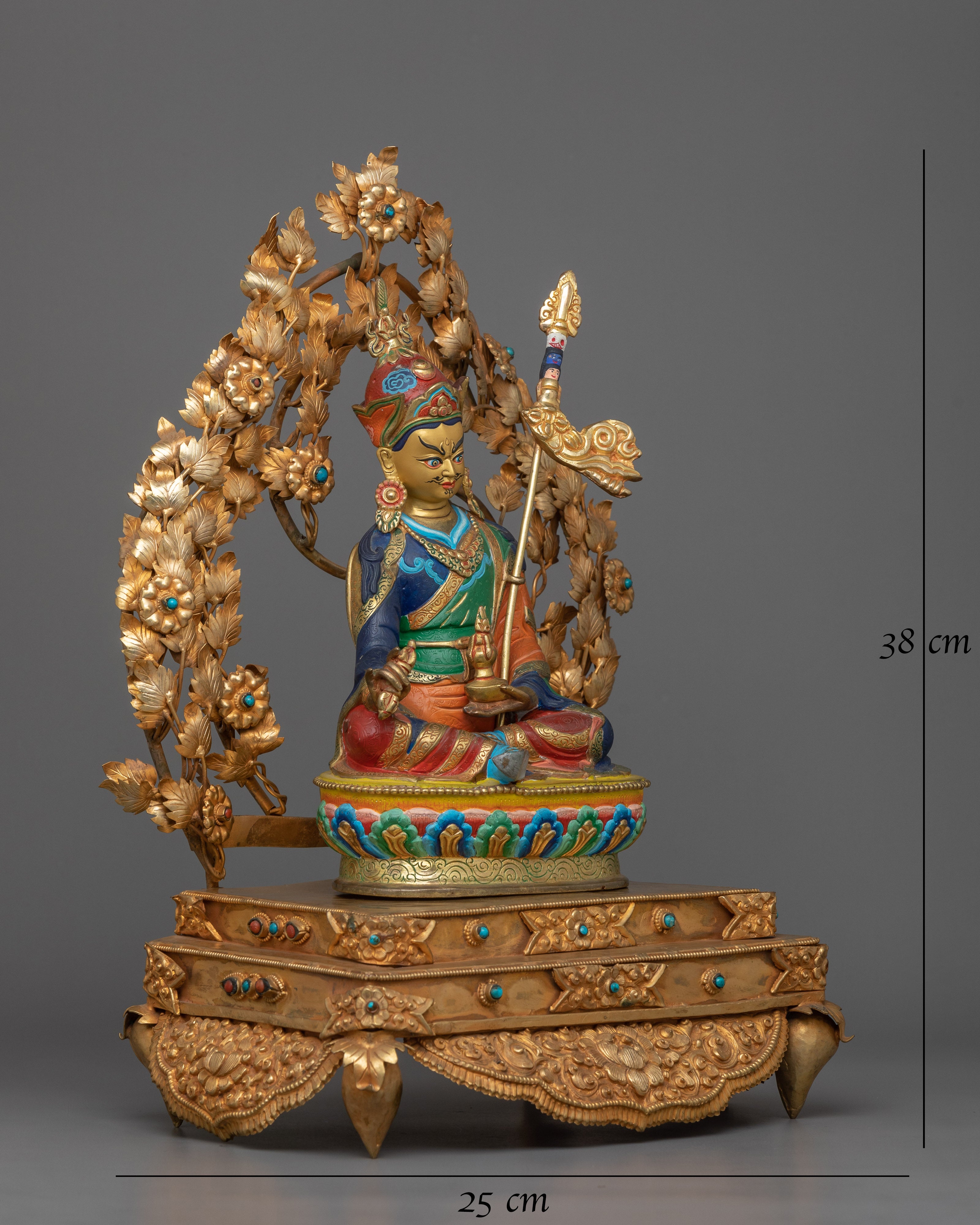 Guru Rinpoche With Throne
