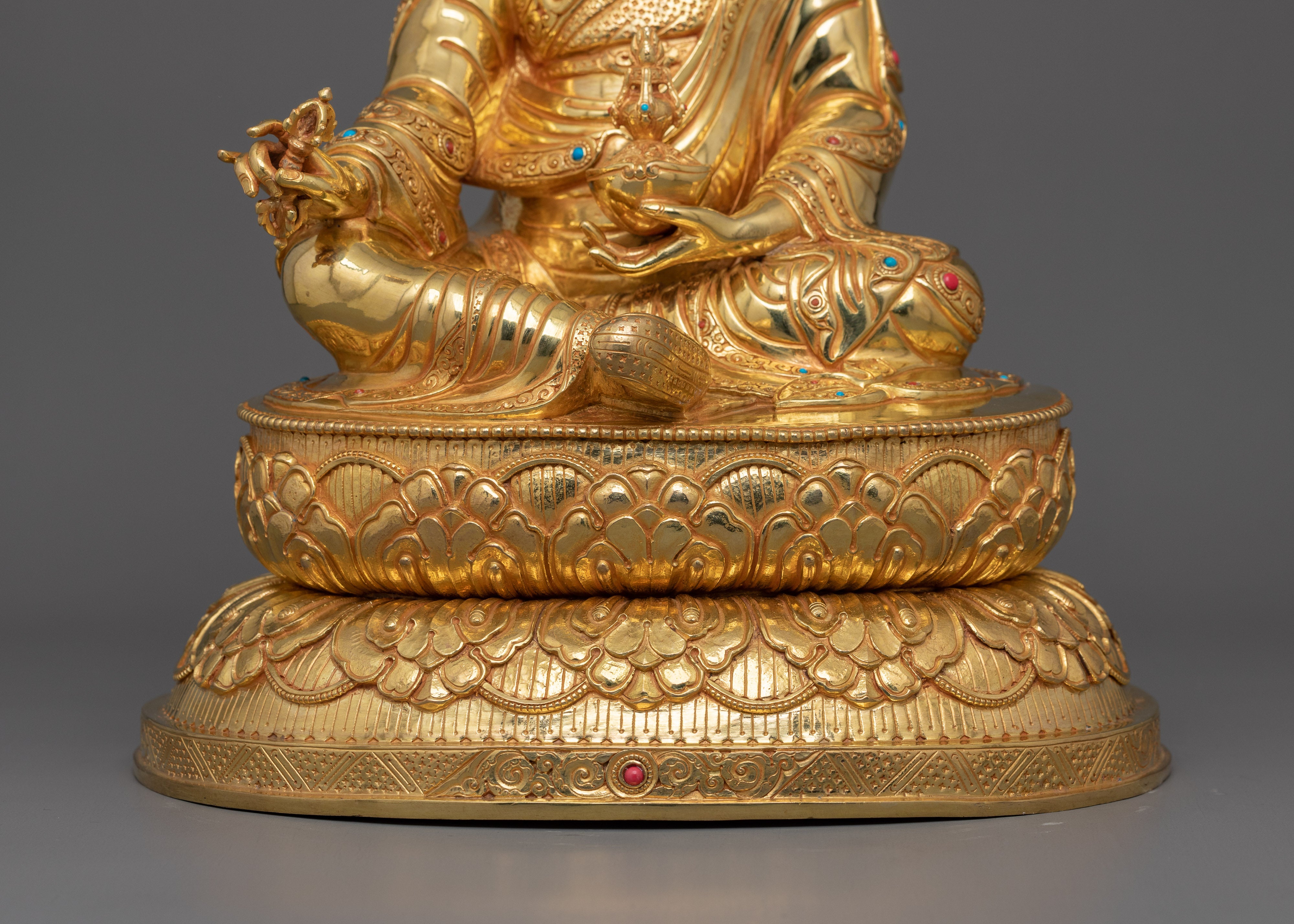 Handmade Tantric Deity Guru Rinpoche Statue | Master Of Tantras