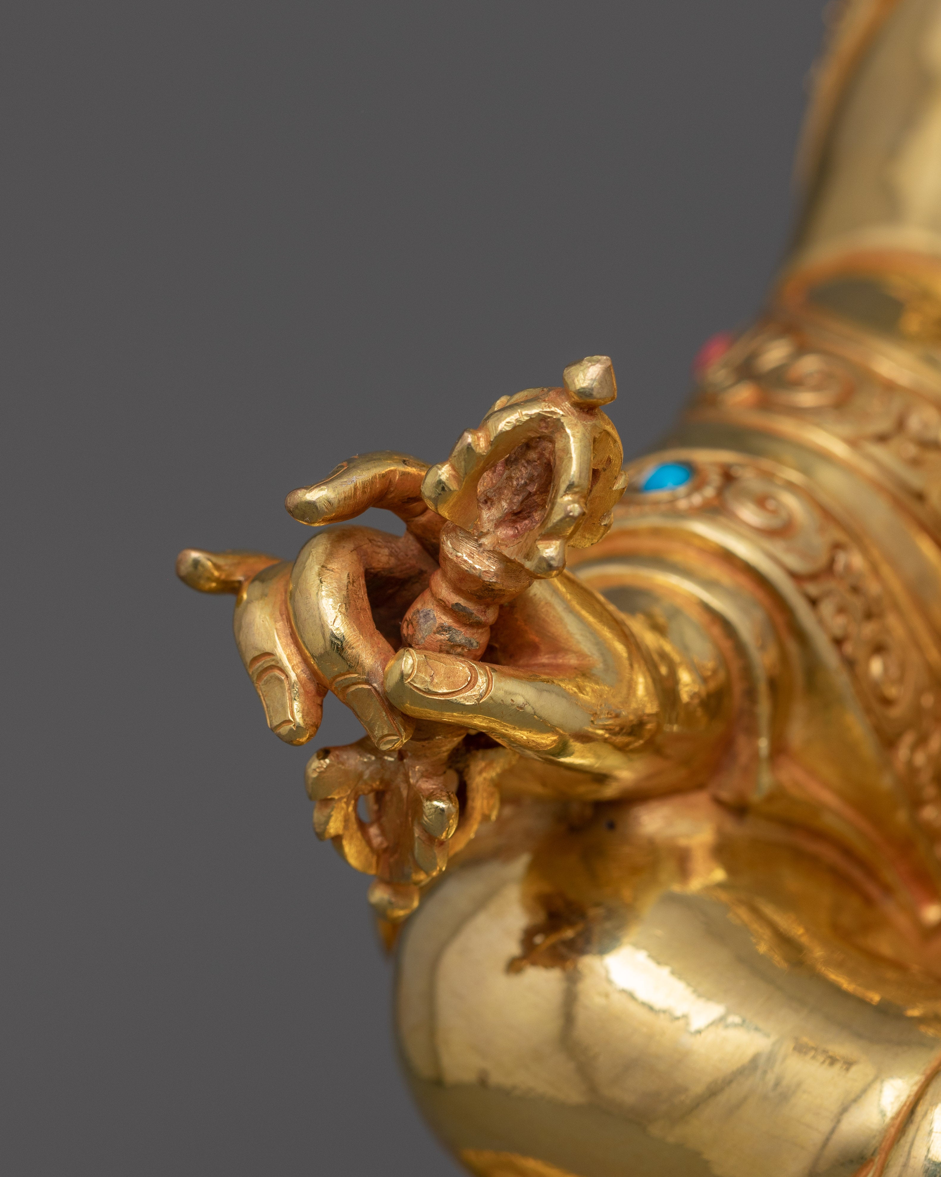 Handmade Tantric Deity Guru Rinpoche Statue | Master Of Tantras