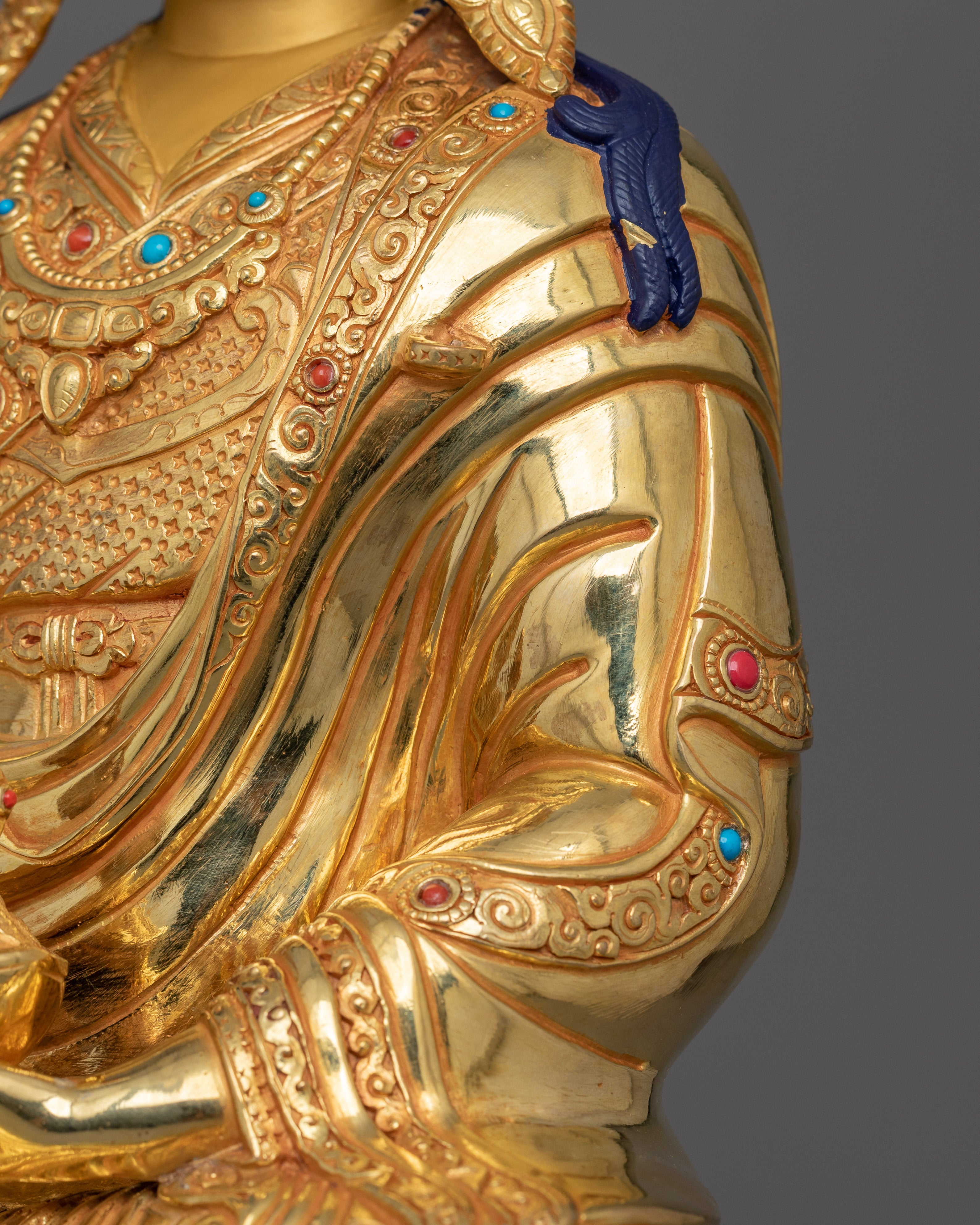 Handmade Tantric Deity Guru Rinpoche Statue | Master Of Tantras