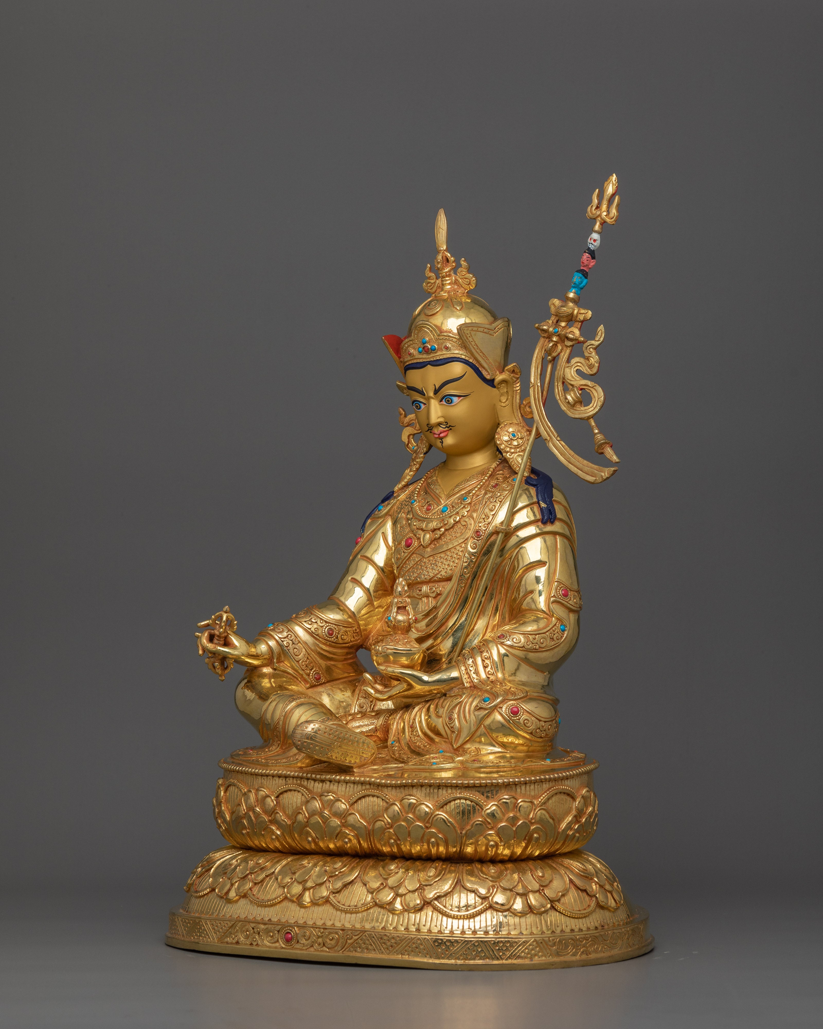 Handmade Tantric Deity Guru Rinpoche Statue | Master Of Tantras