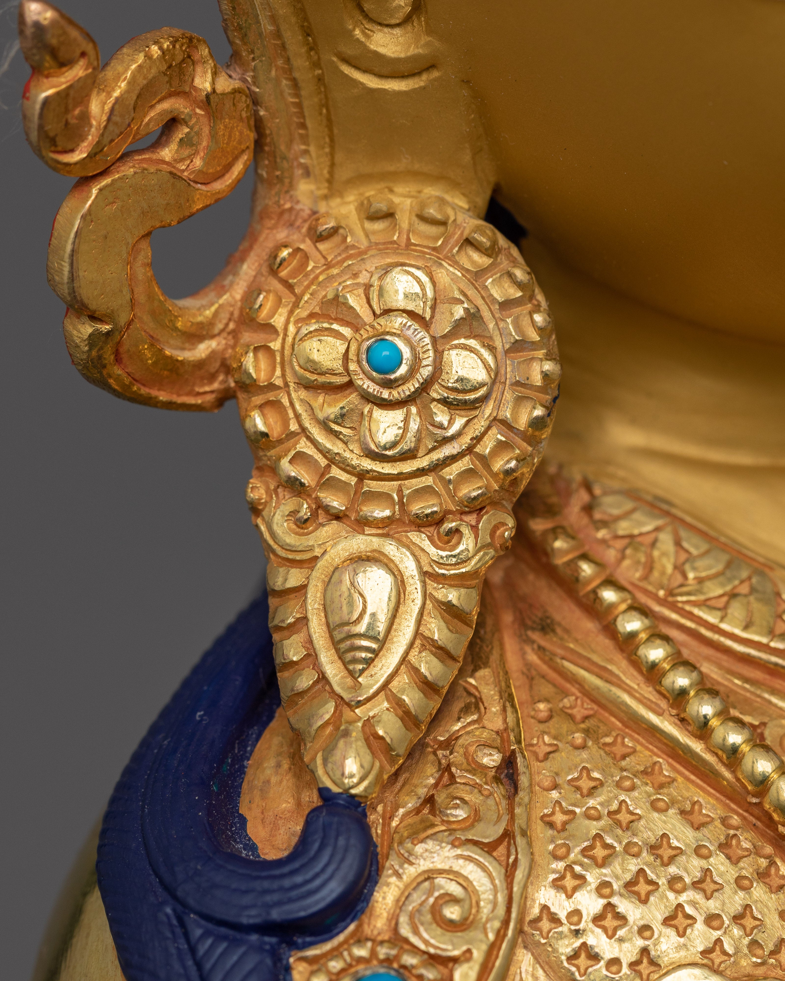 Handmade Tantric Deity Guru Rinpoche Statue | Master Of Tantras