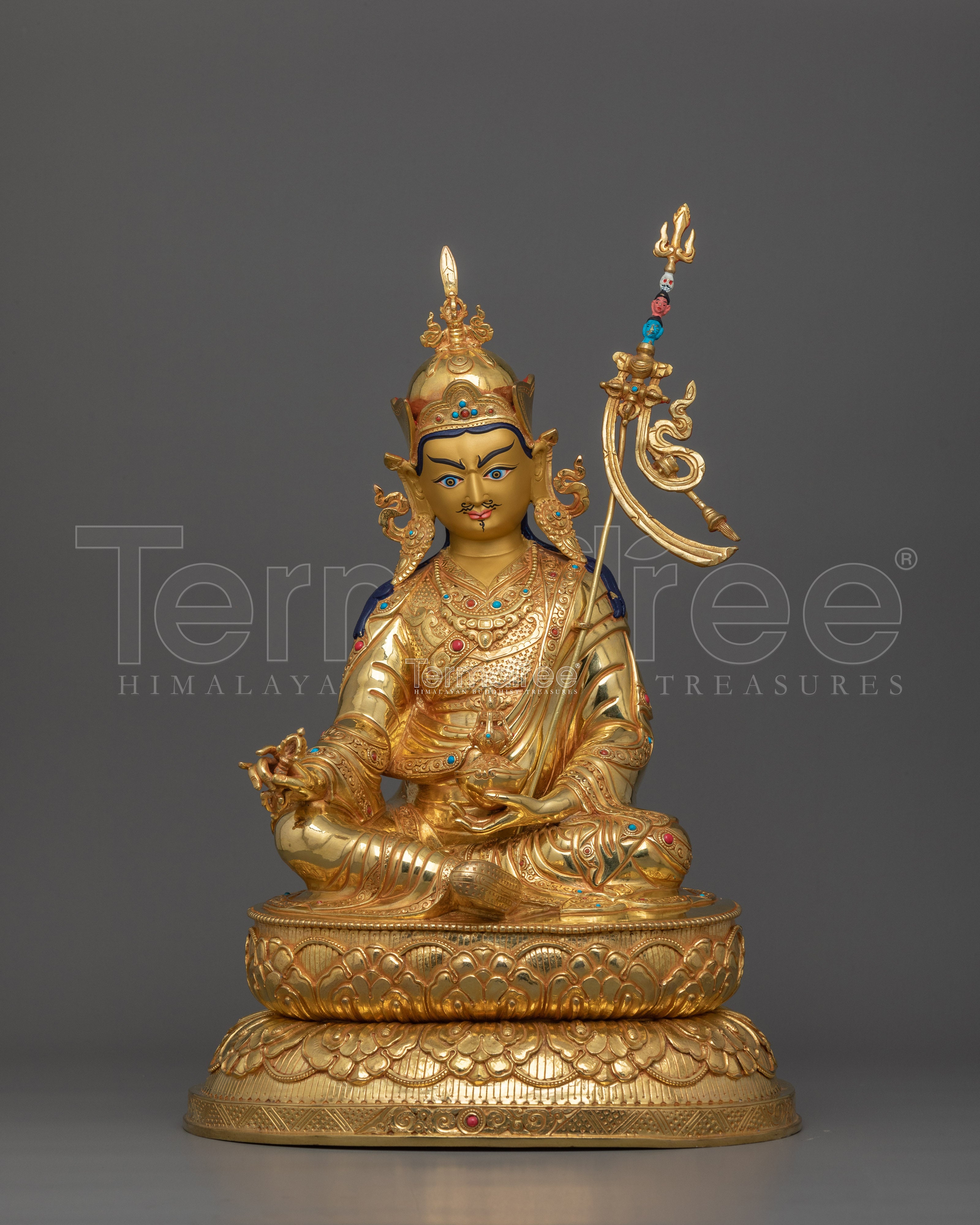Handmade Tantric Deity Guru Rinpoche Statue | Master Of Tantras