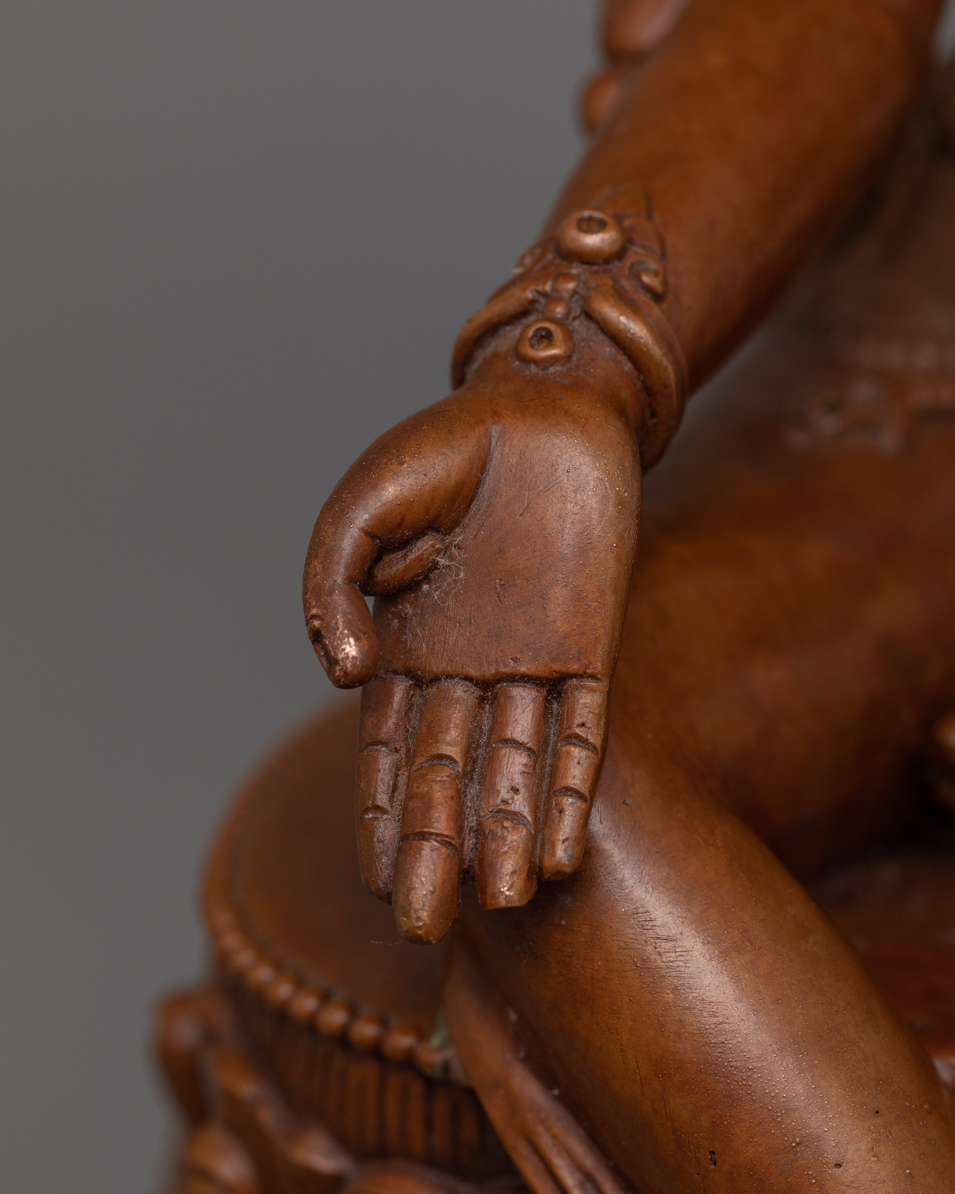 Tibetan Figurine of Female Deity Green Tara | A Symbol of Compassion and Protection