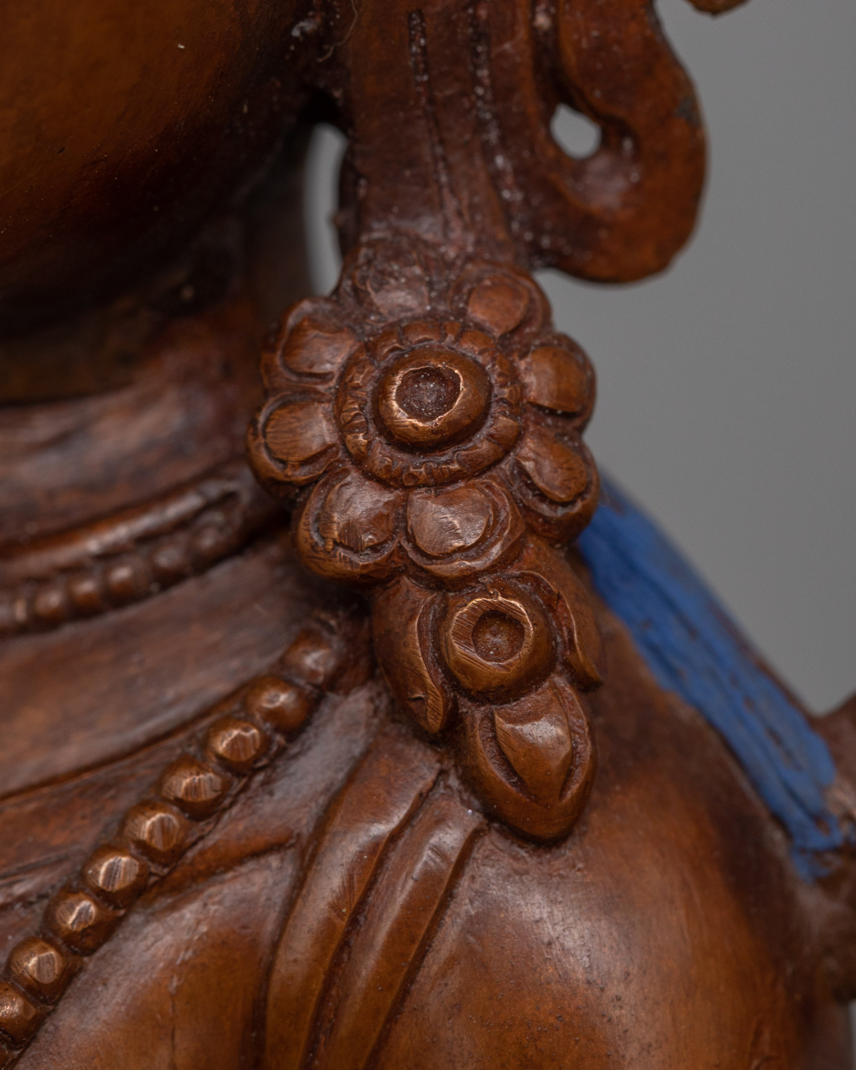 Tibetan Figurine of Female Deity Green Tara | A Symbol of Compassion and Protection