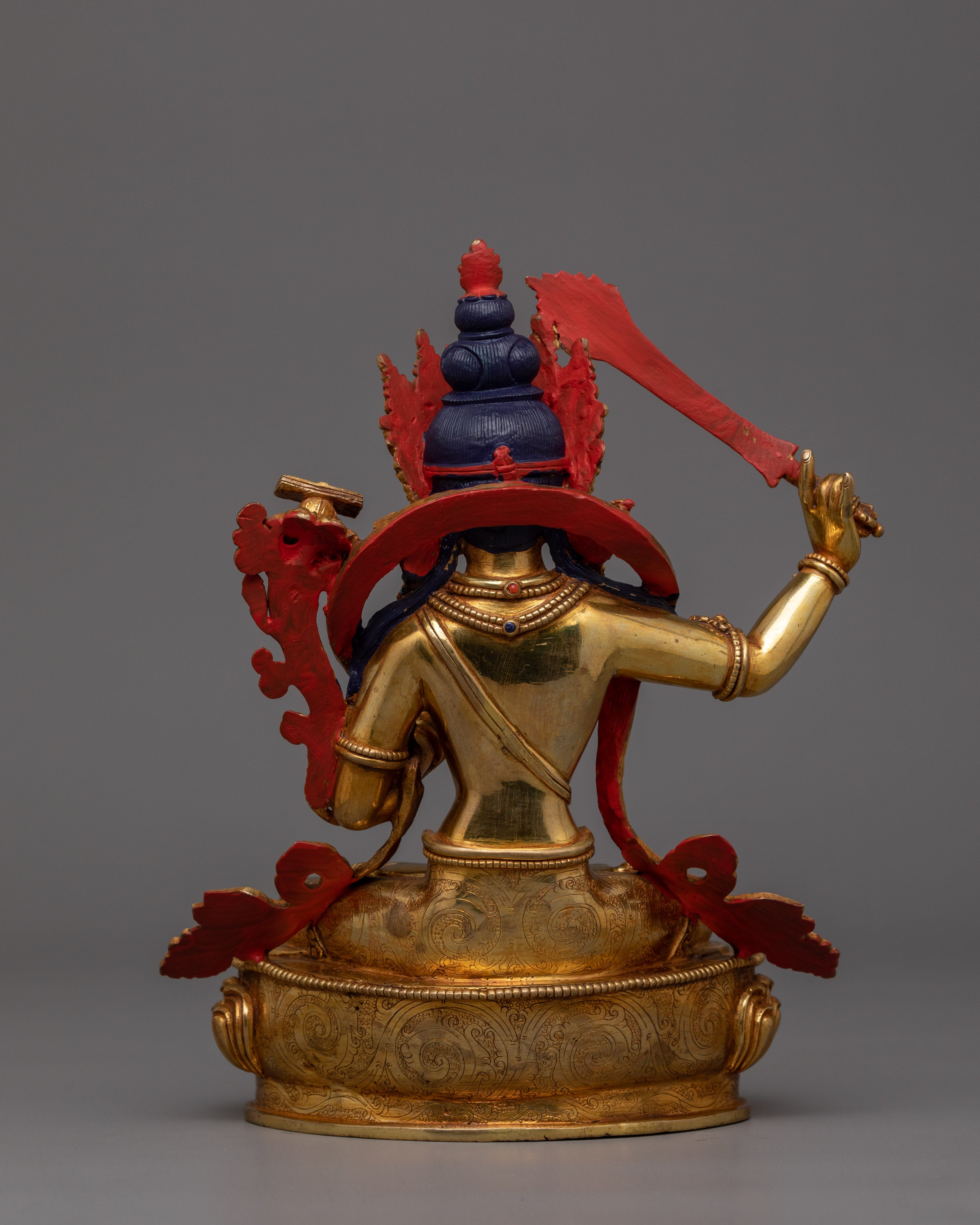 Handmade Statue of Bodhisattva Deity Manjushri | The Lord of Knowledge