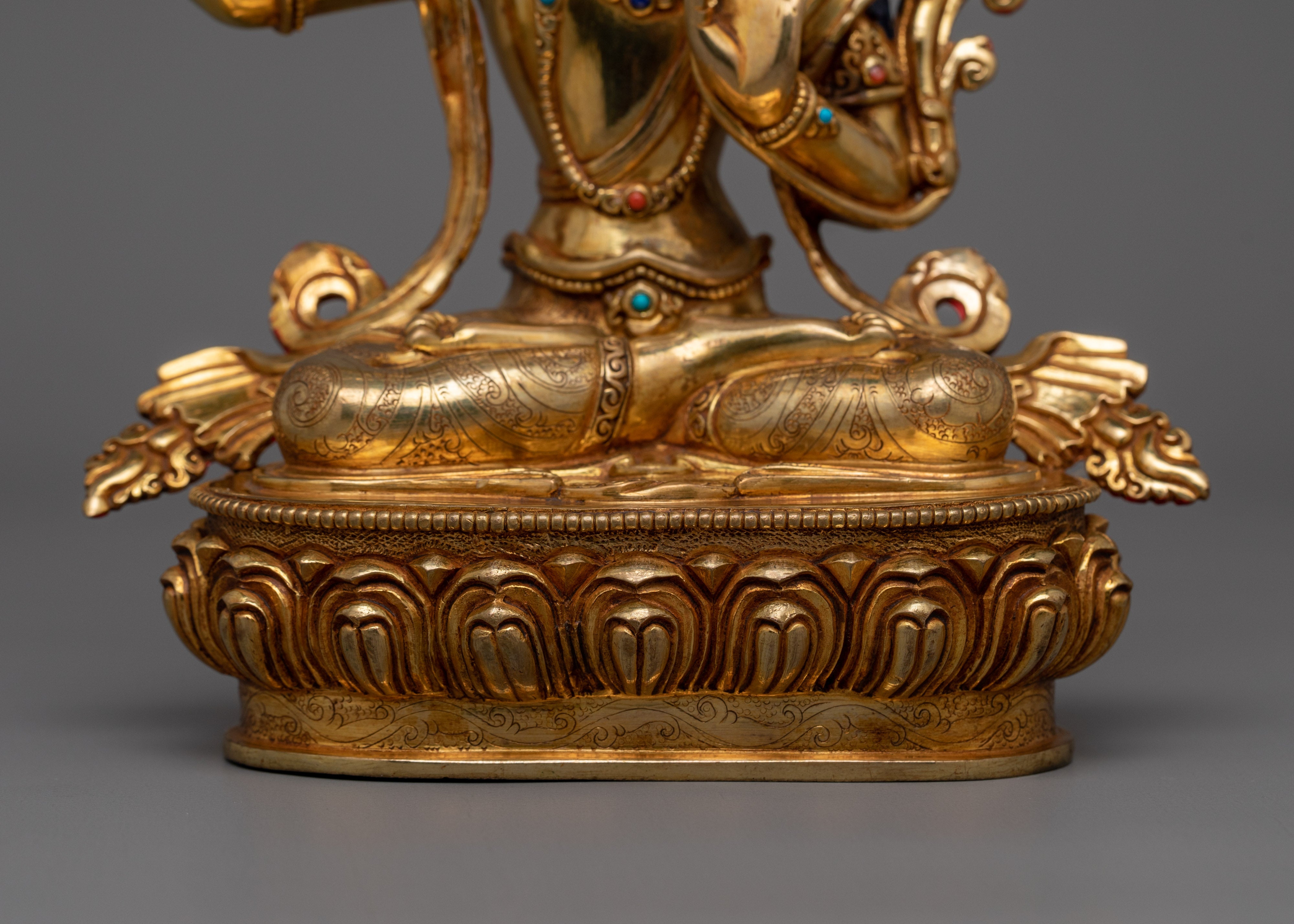 Handmade Statue of Bodhisattva Deity Manjushri | The Lord of Knowledge