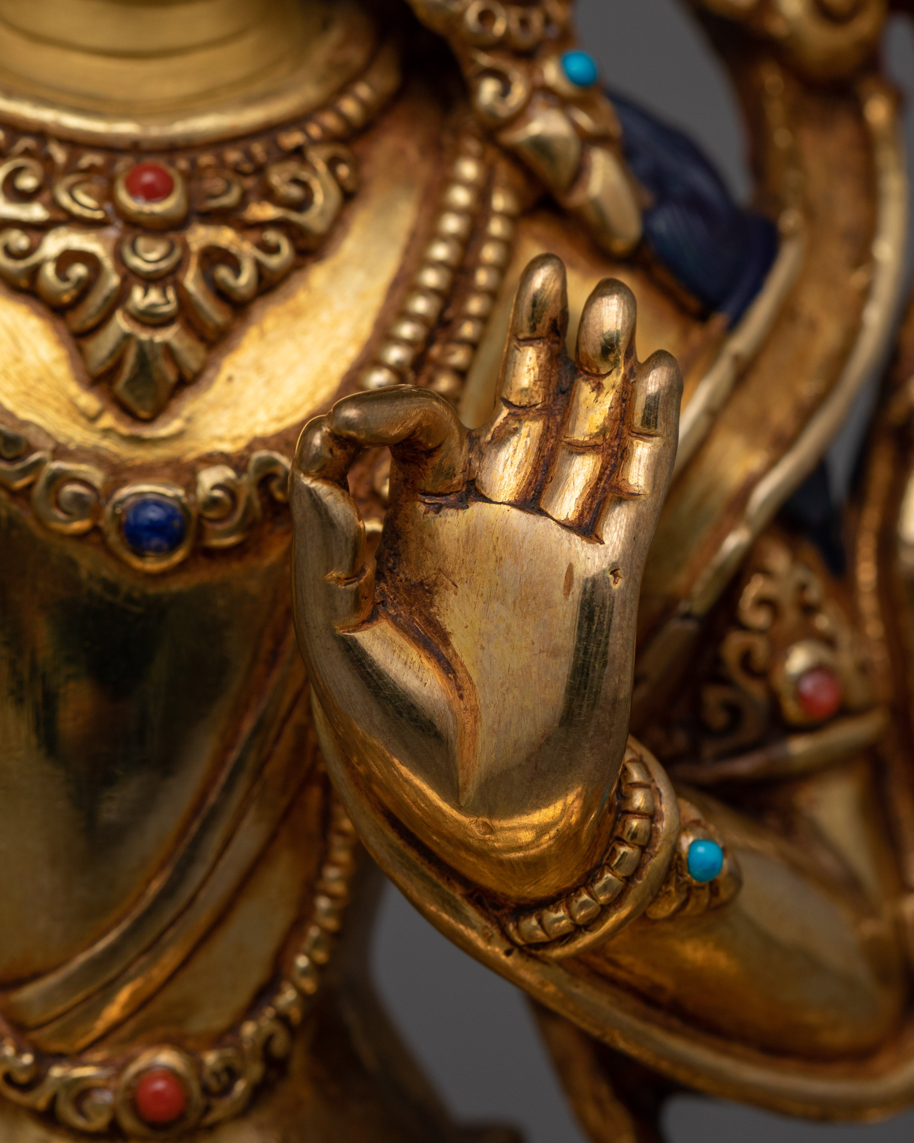 Handmade Statue of Bodhisattva Deity Manjushri | The Lord of Knowledge