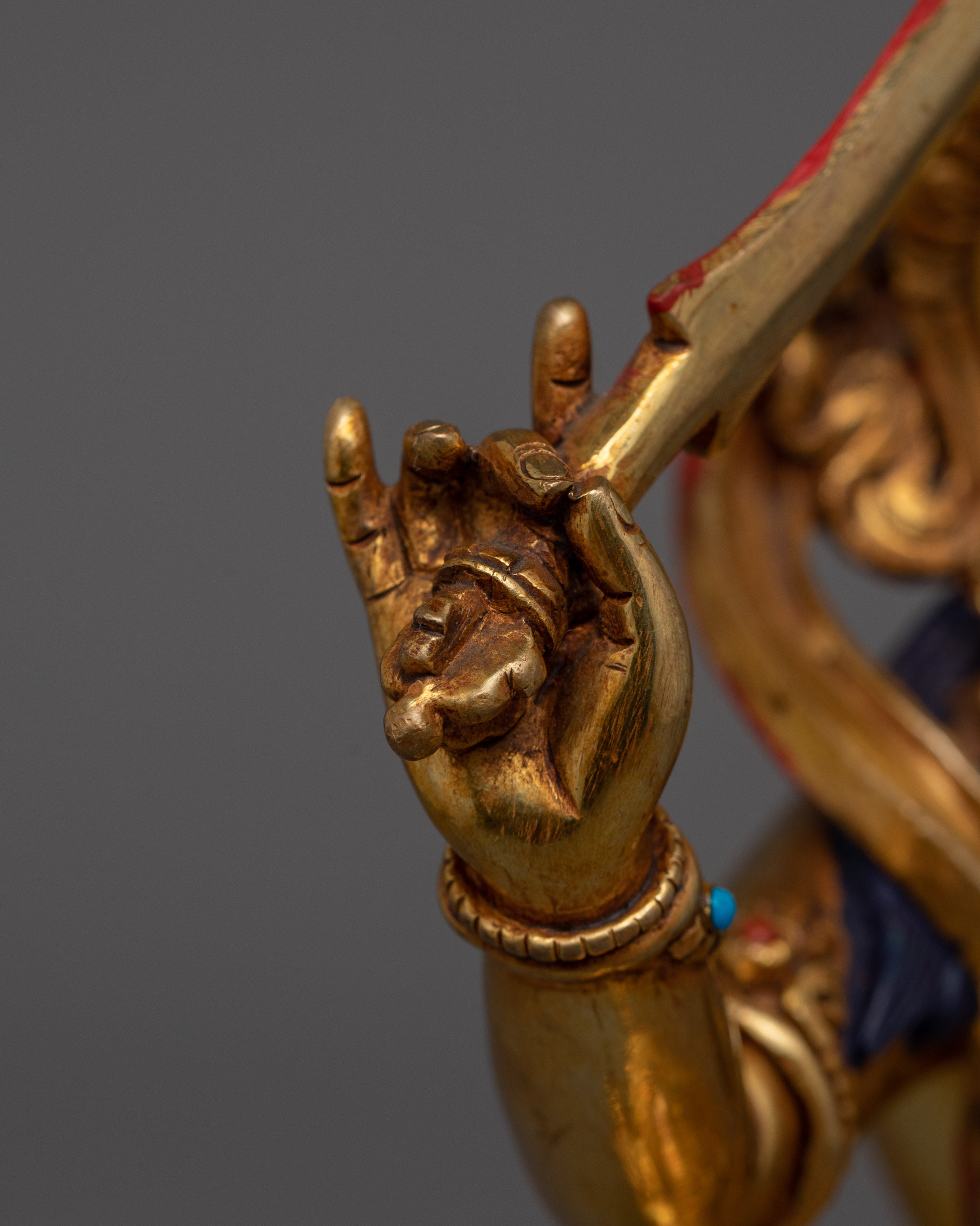 Handmade Statue of Bodhisattva Deity Manjushri | The Lord of Knowledge