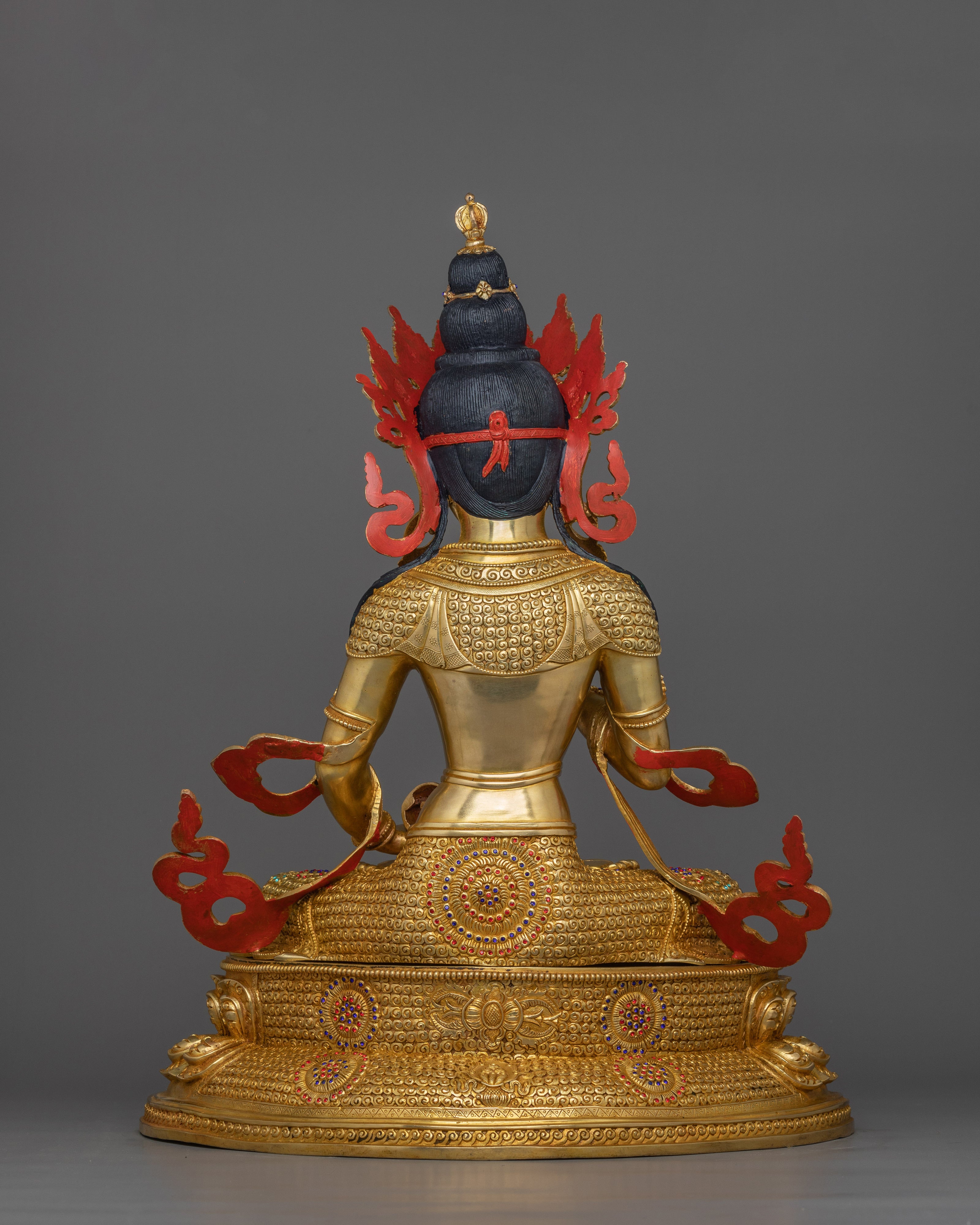 Handmade Golden Vajrasattva Statue | Traditional Himalayan Art
