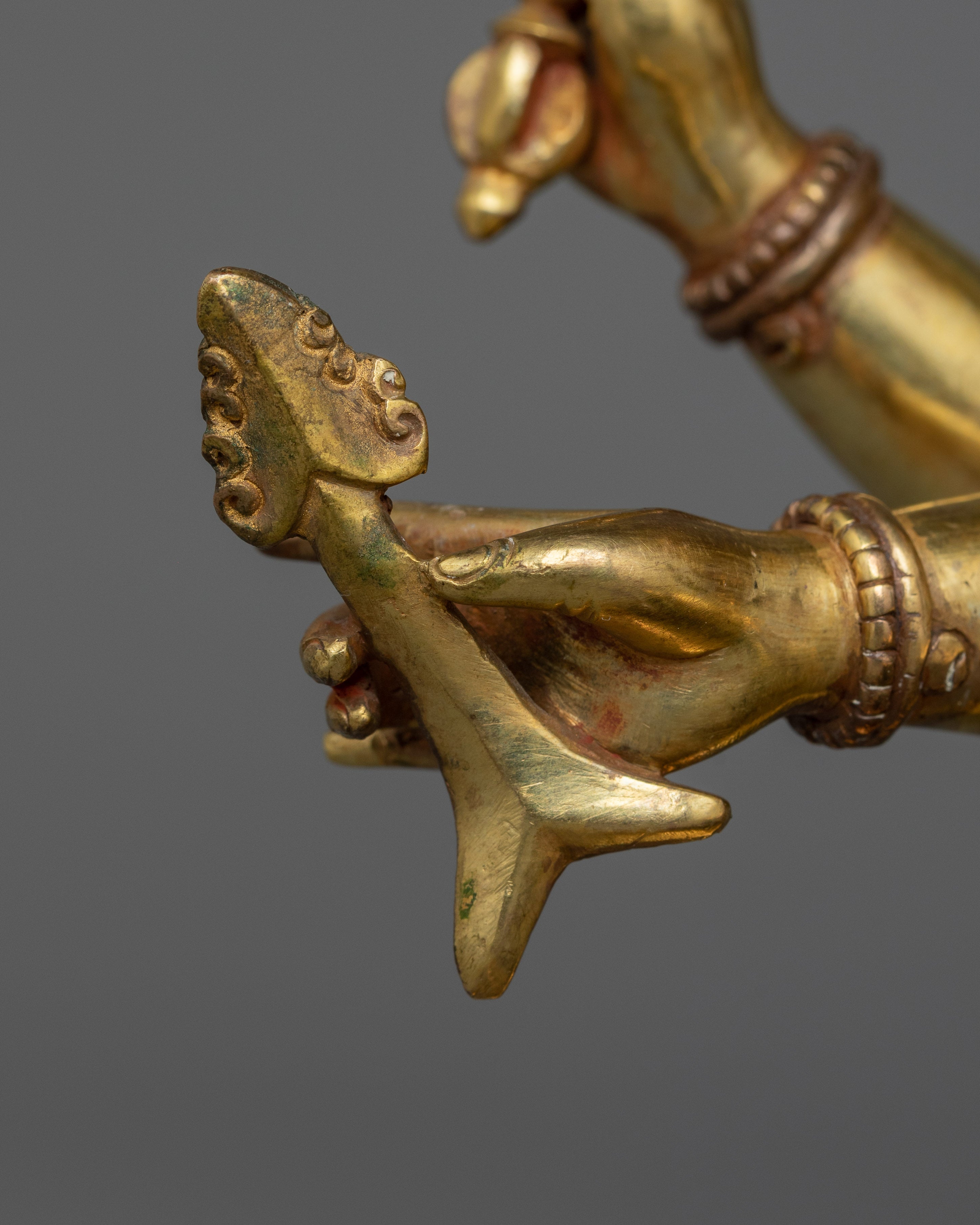 24K Gold Gilded Maha Manjushri Statue | The Embodiment of Transcendent Wisdom