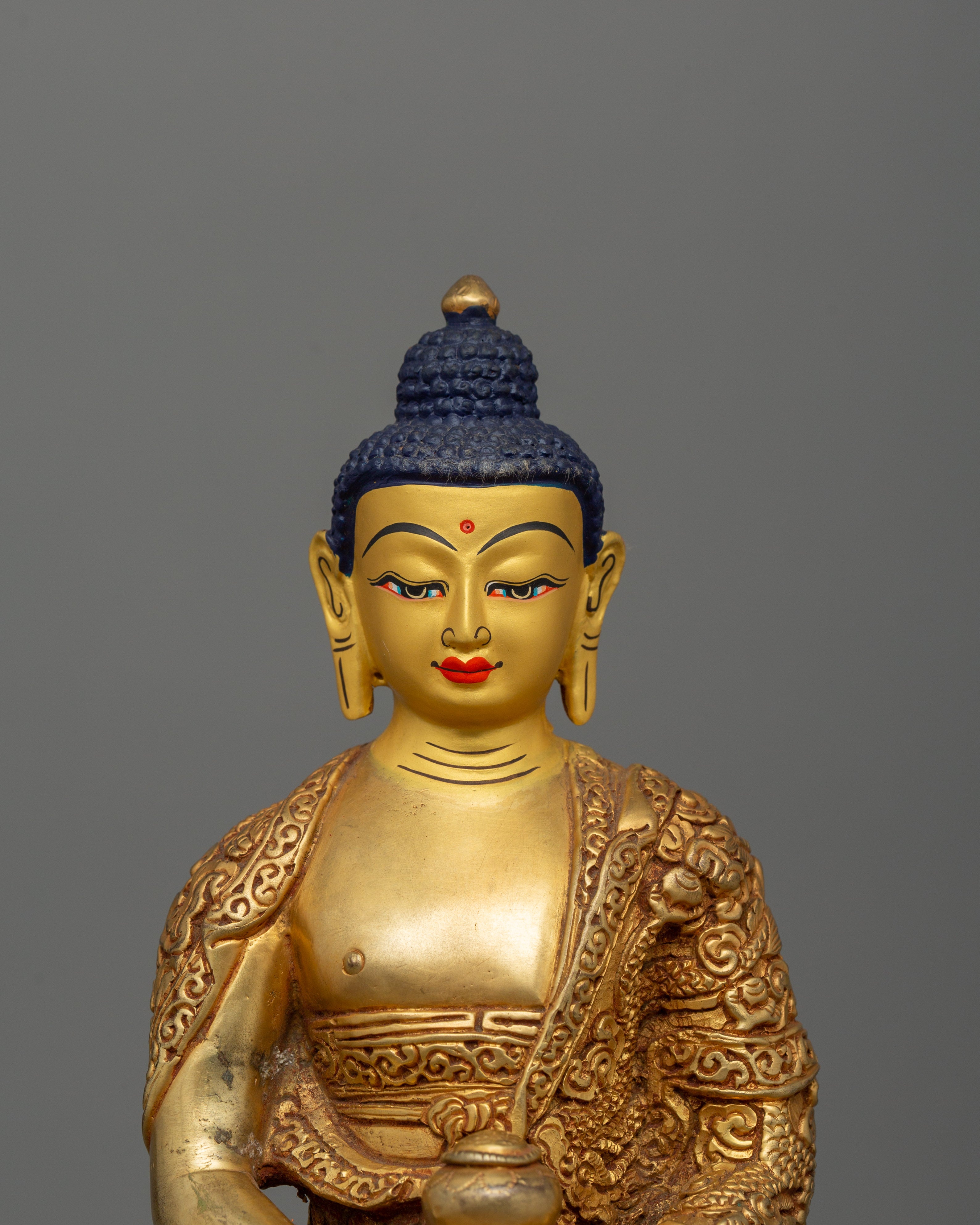 Handmade Enlightenment Buddha Amitabha Statue | Traditional Himalayan Art