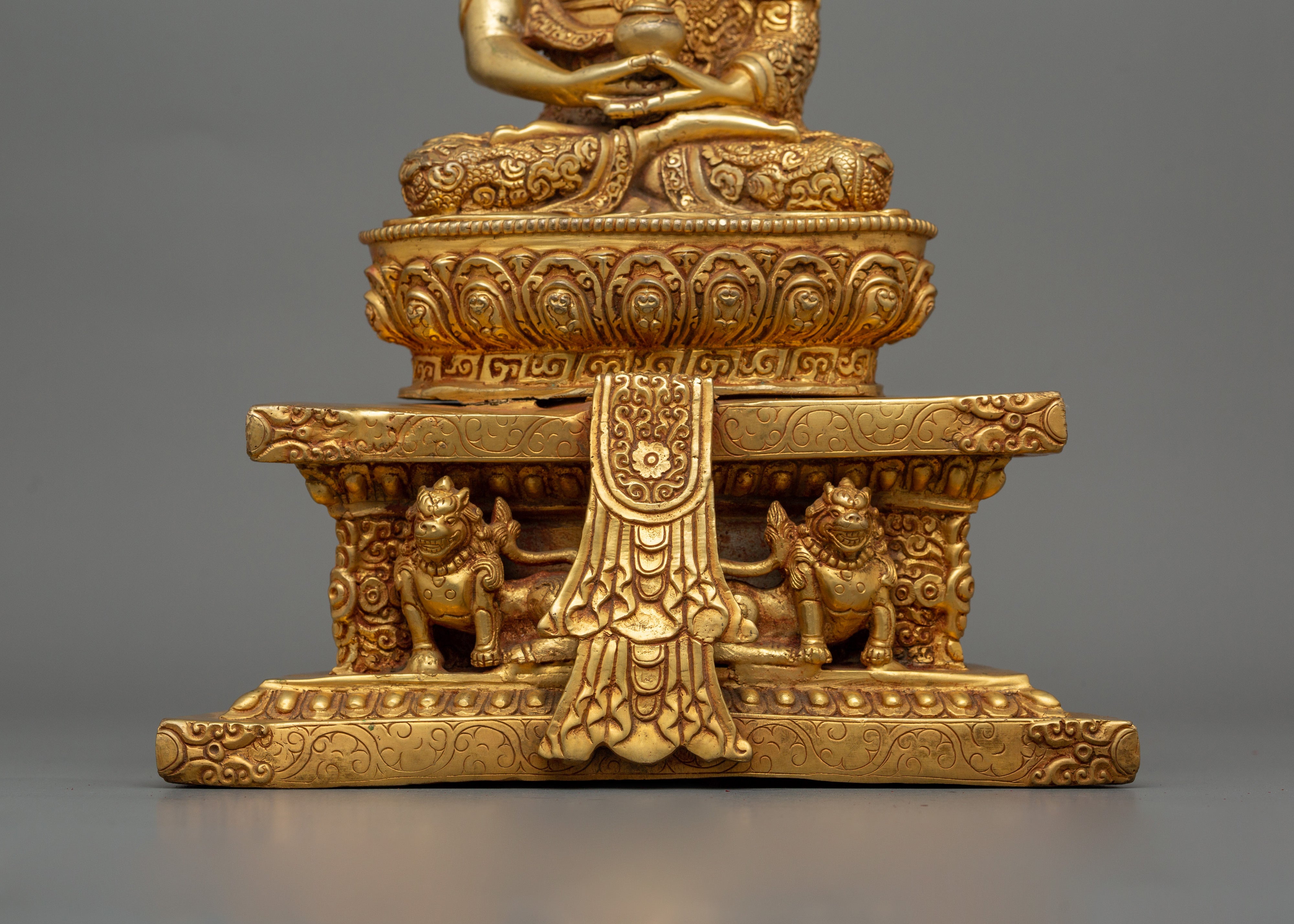 Handmade Enlightenment Buddha Amitabha Statue | Traditional Himalayan Art