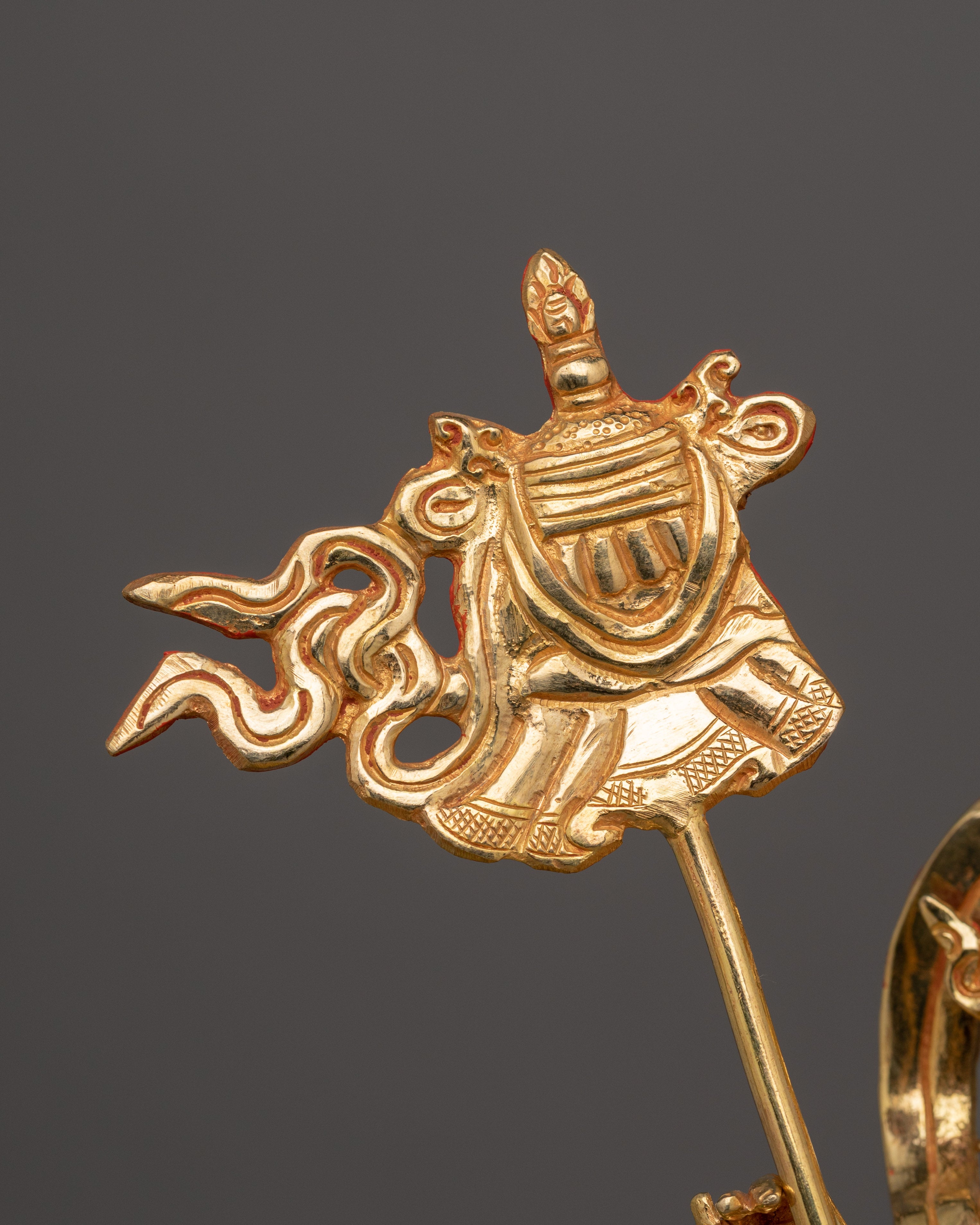 Traditional Statue of Namtoshe with Lion | The Guardian of Wealth and Prosperity