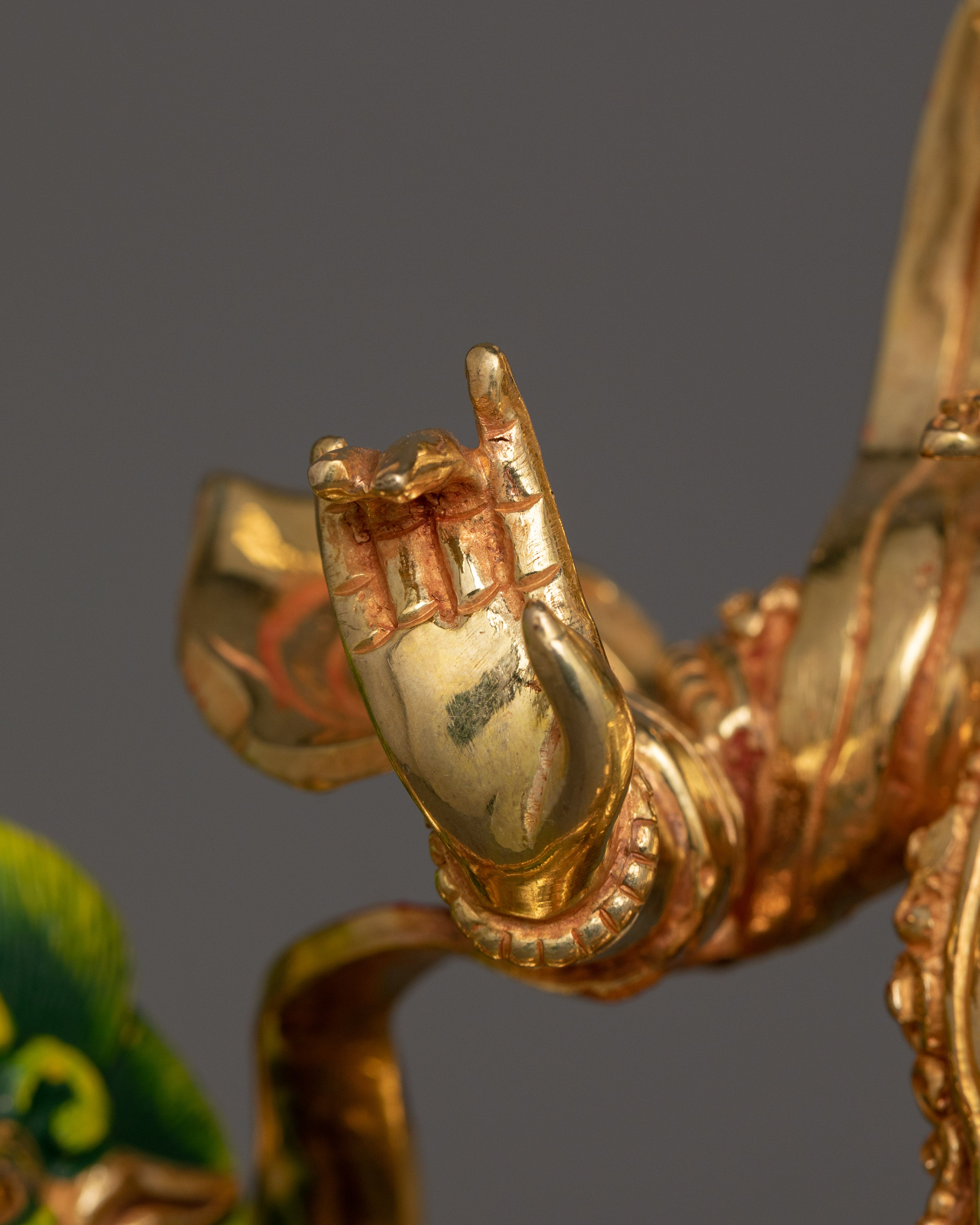 Traditional Statue of Namtoshe with Lion | The Guardian of Wealth and Prosperity