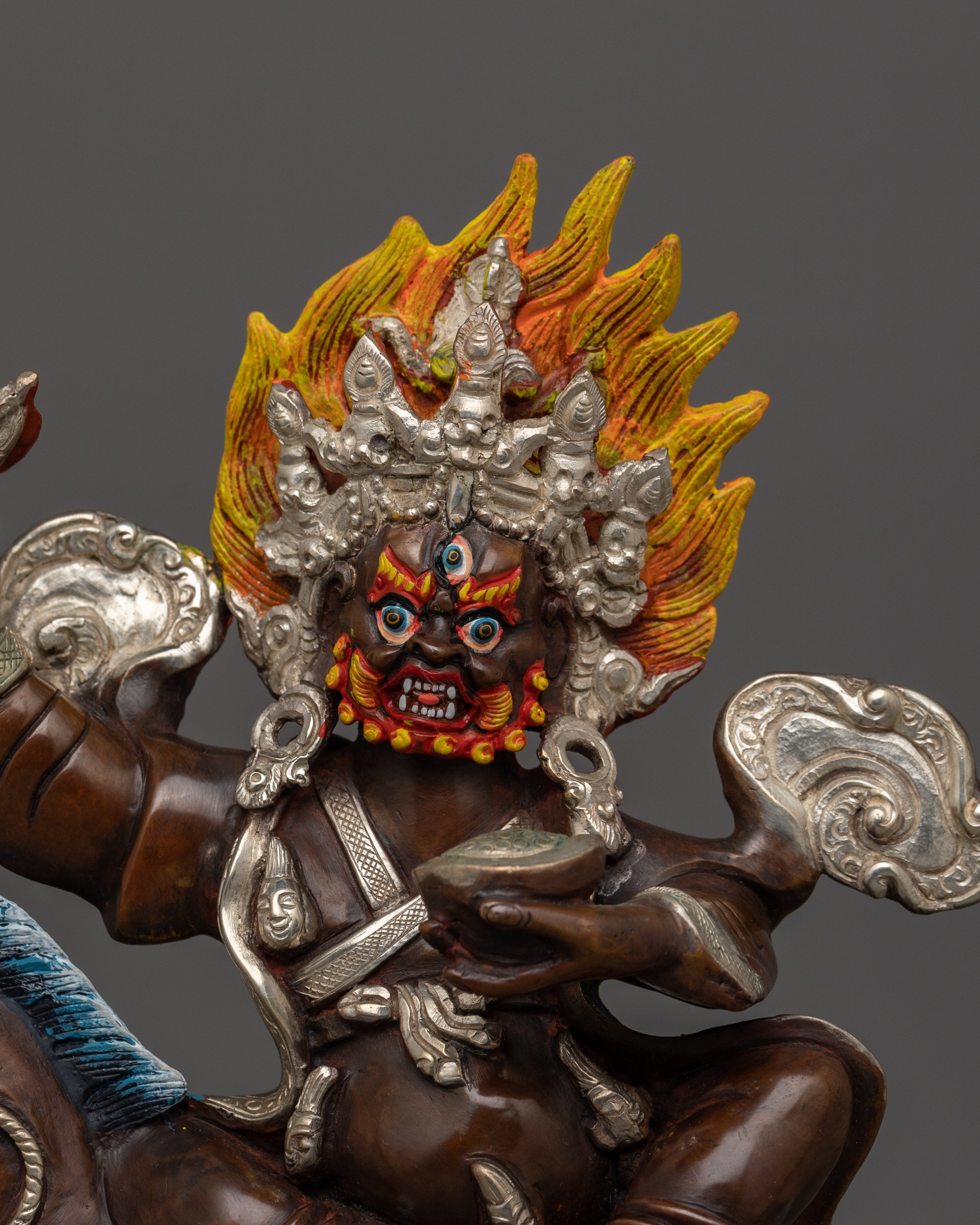 Dharmapala Mahakala Statue | Protector Deity