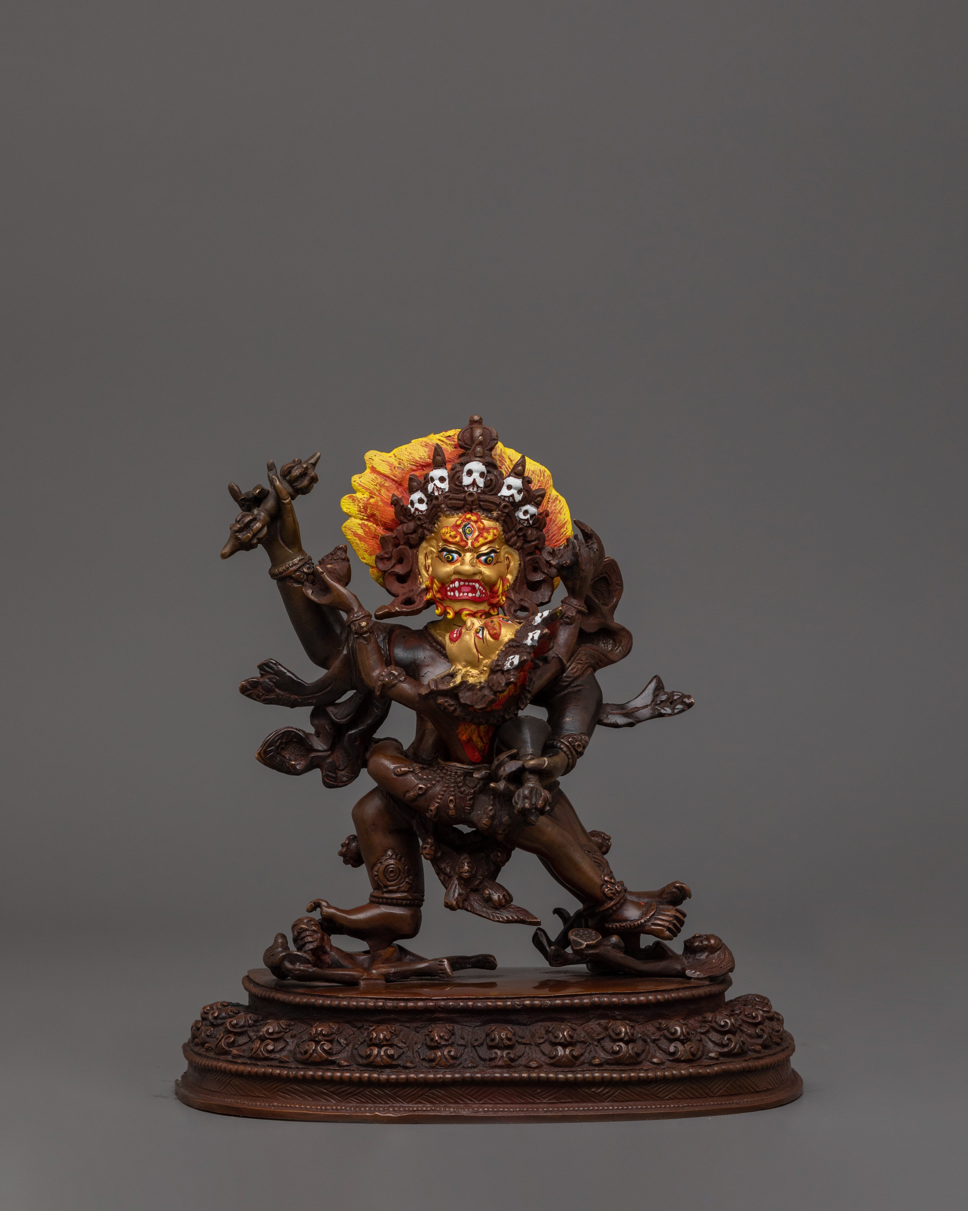 Statue of Wrathful Deity Mahakala | Protector of the Dharma Statue
