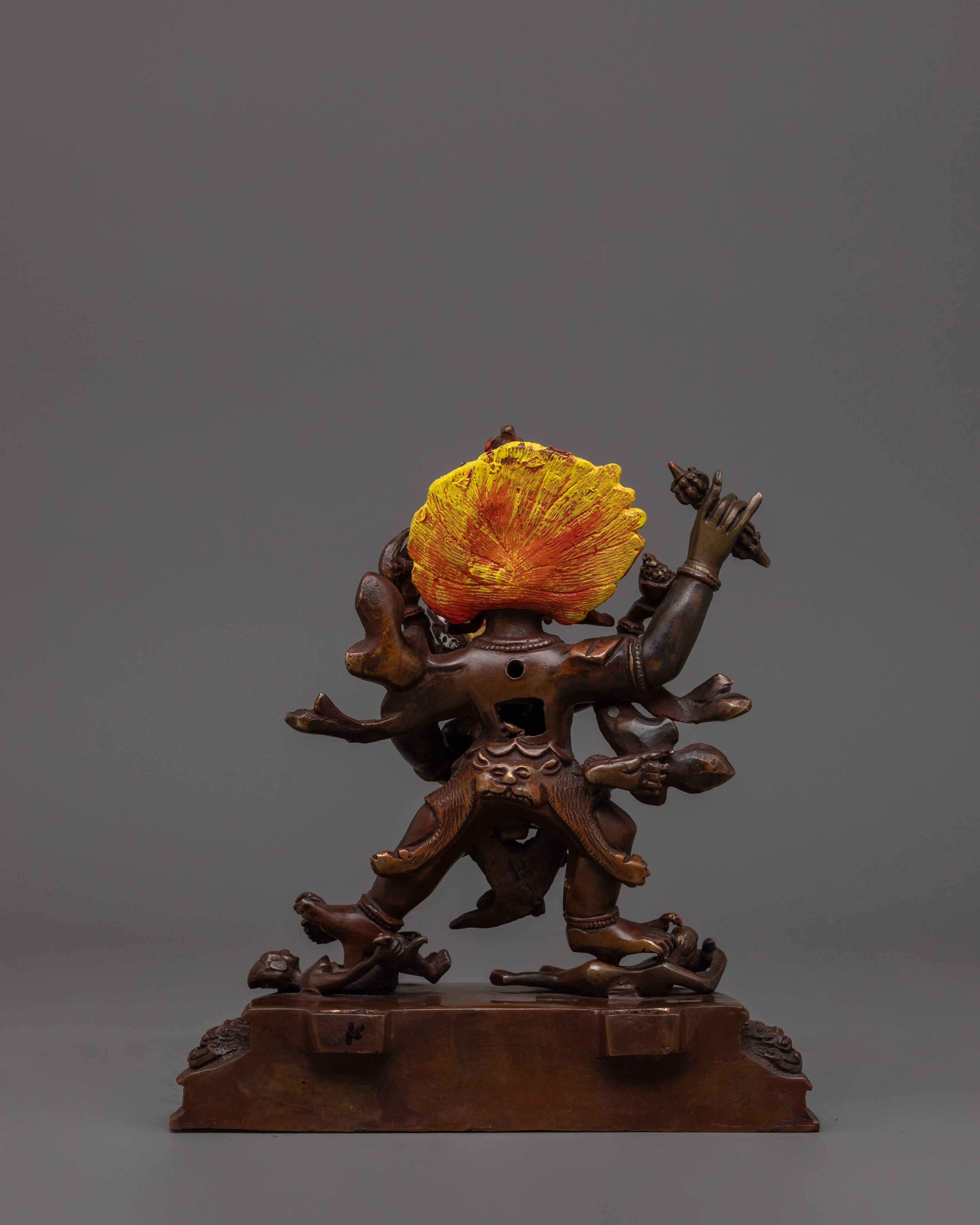 Statue of Wrathful Deity Mahakala | Protector of the Dharma Statue