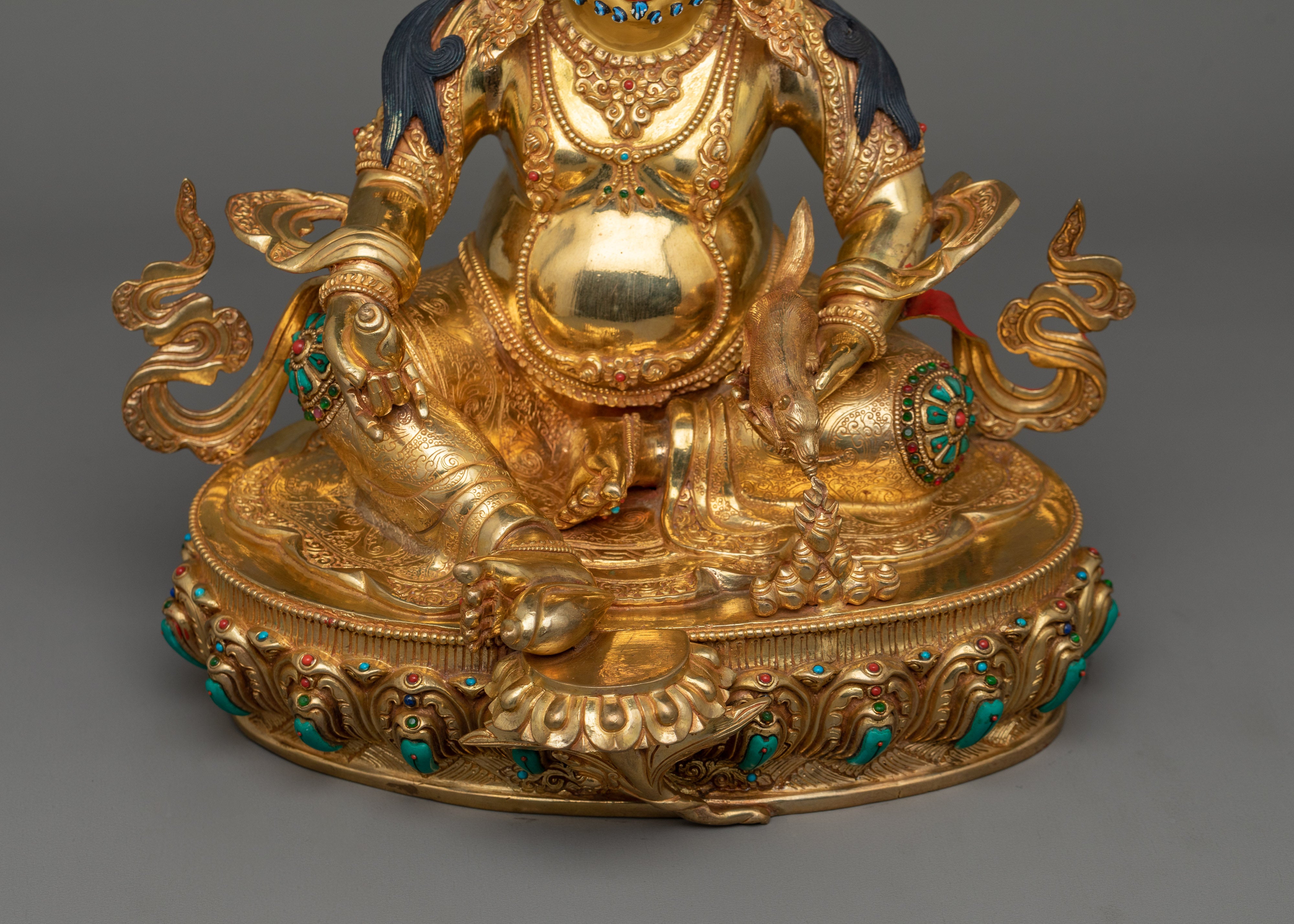 Statue of Wealth Deity Dzambhala | Wealth Protector