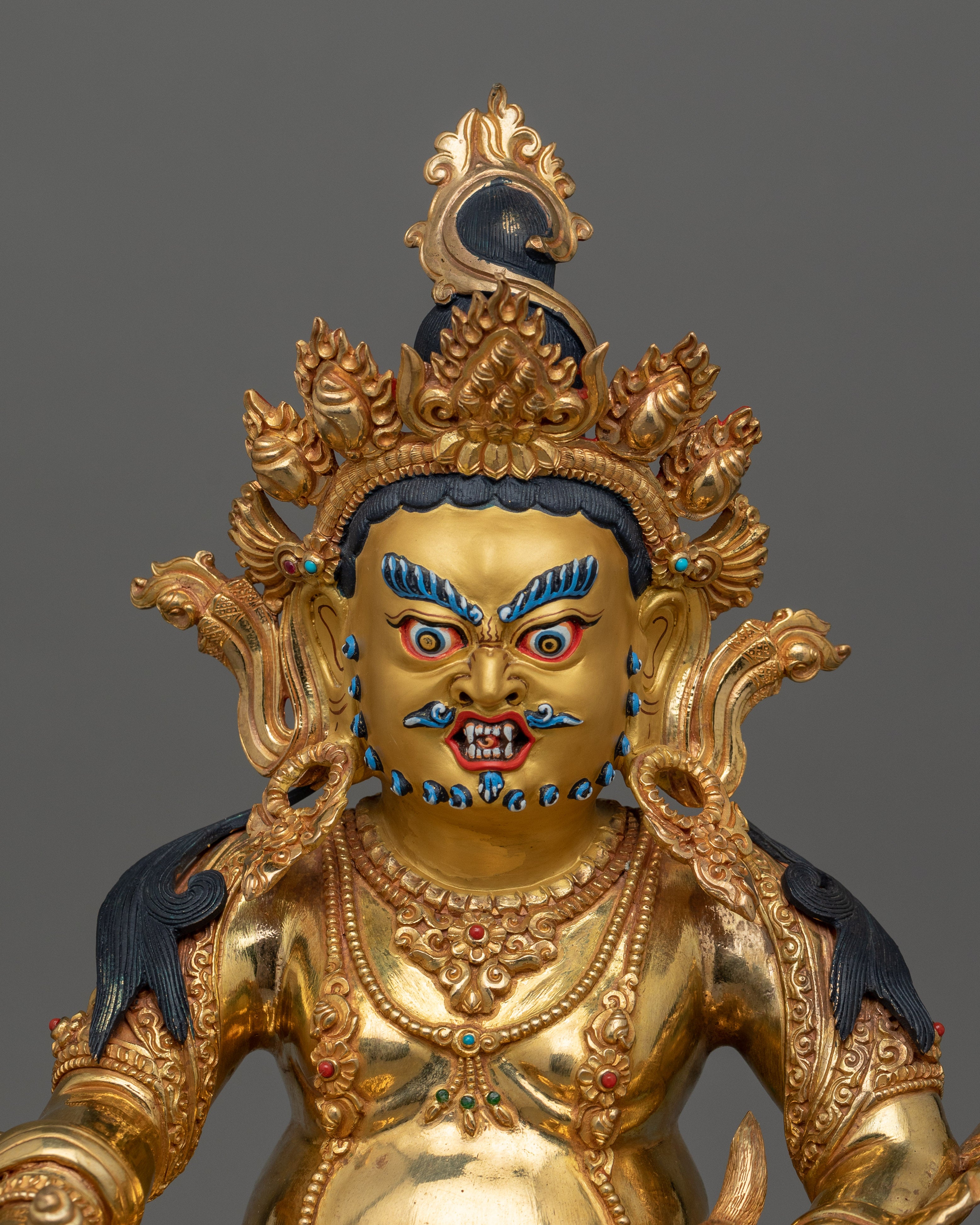 Statue of Wealth Deity Dzambhala | Wealth Protector