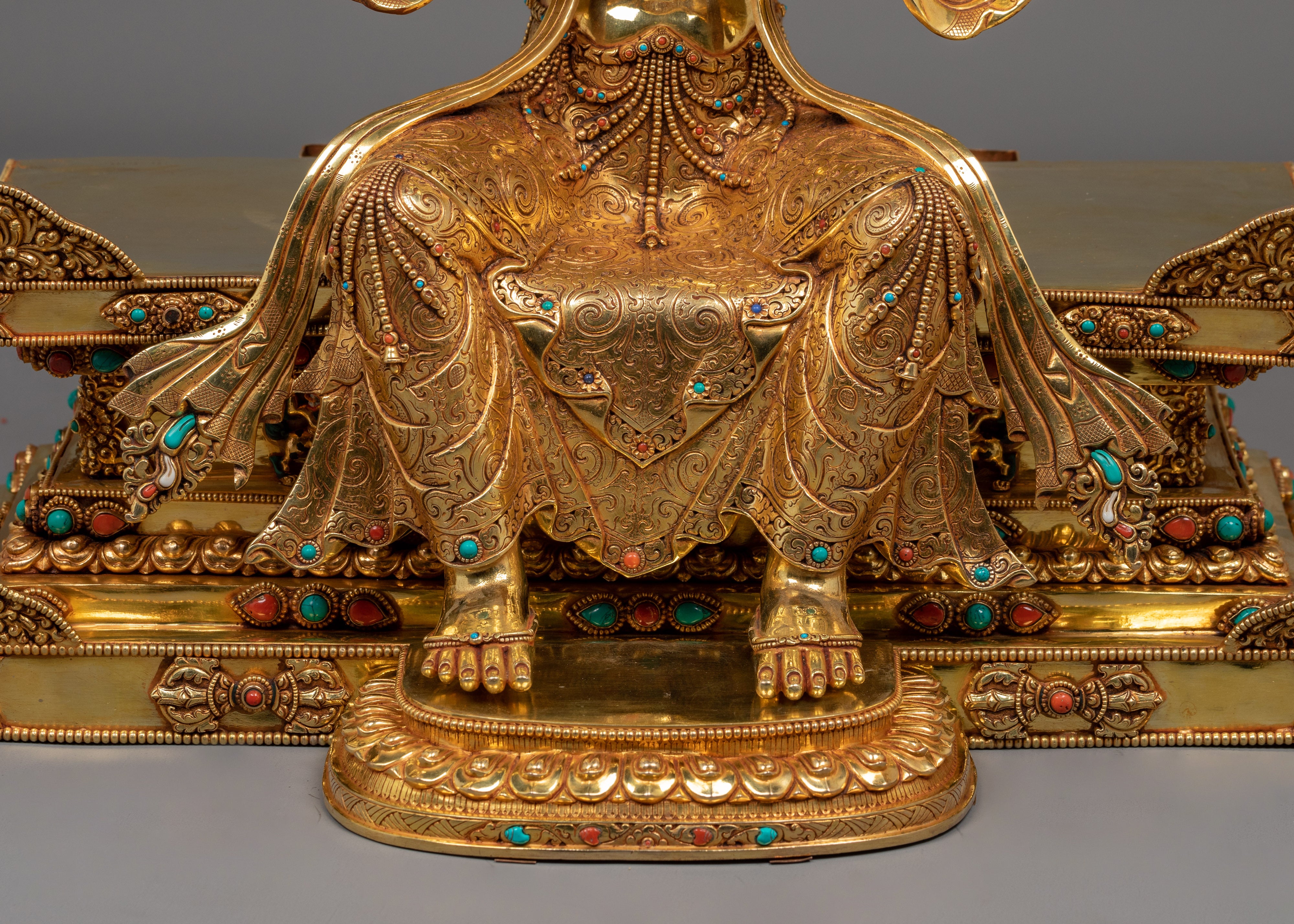 Maitreya Buddha Statue with big Throne |The Future Buddha and Embodiment of Loving