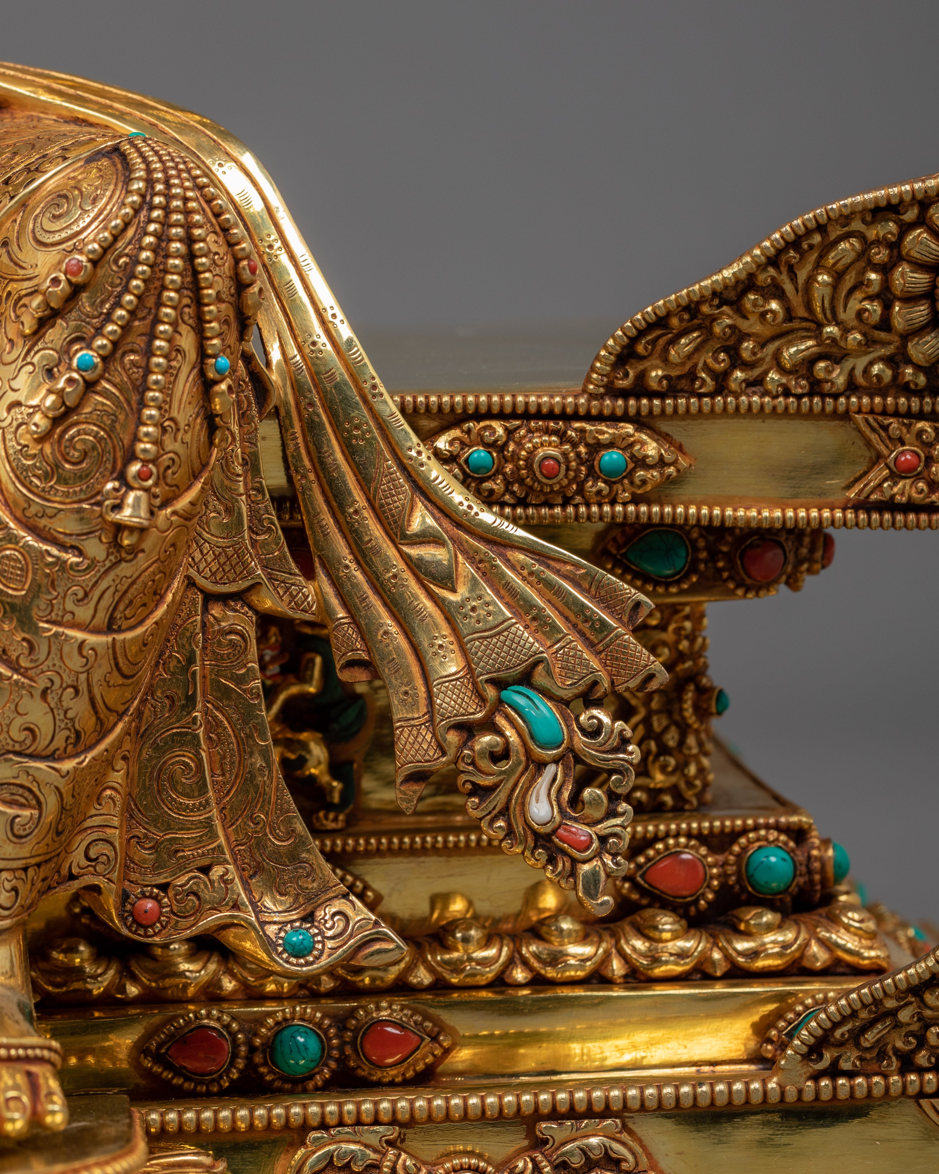 Maitreya Buddha Statue with big Throne |The Future Buddha and Embodiment of Loving