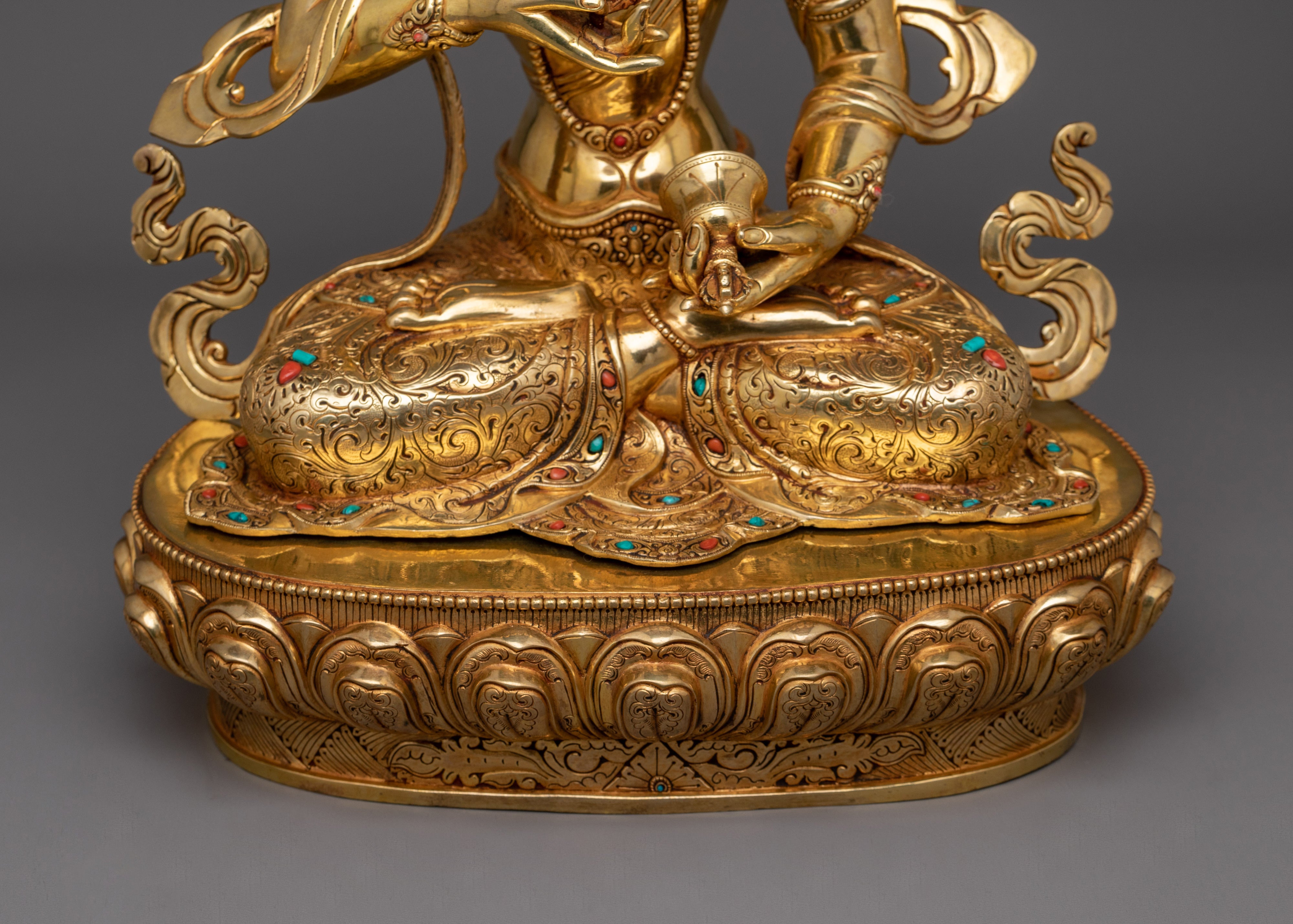 Handmade Sculpture of Himalayan Deity Vajrasattva | The Deity of Purification