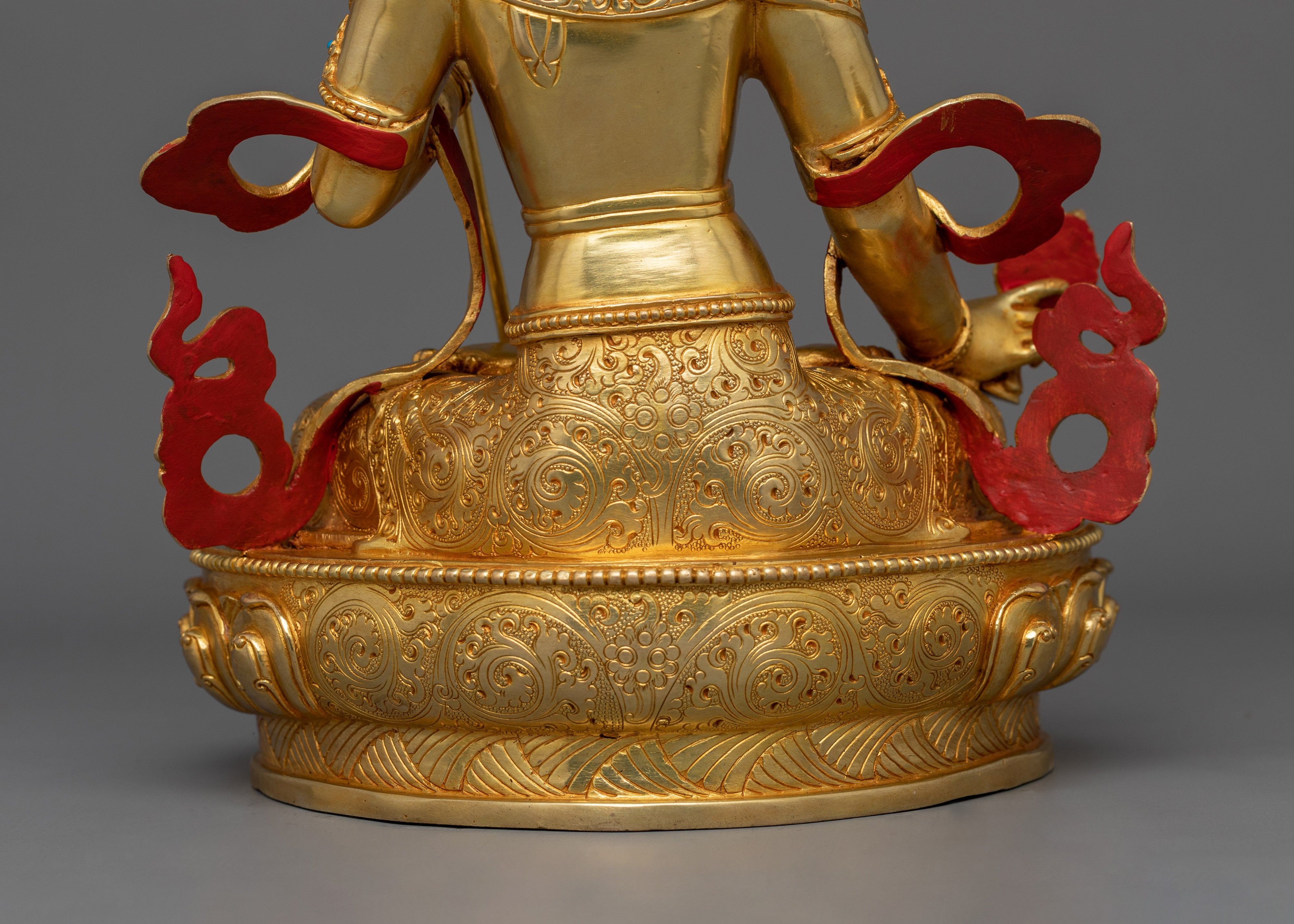 Handmade Figurine of Dukar | The White Umbrella Deity of Protection