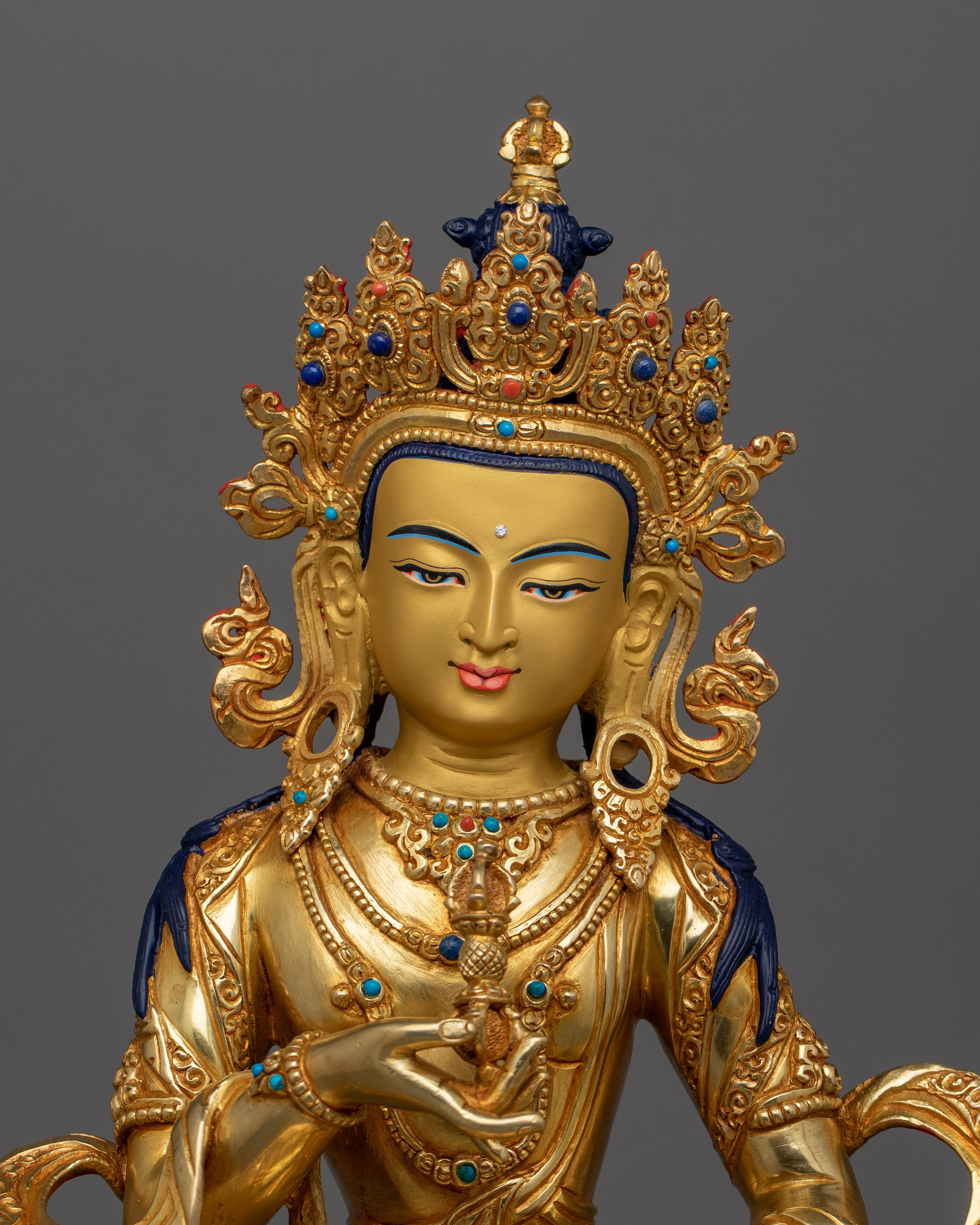 Handmade Himalayan Statue of Vajrasattva | Dorje Sempa Vajrasattva Sculpture