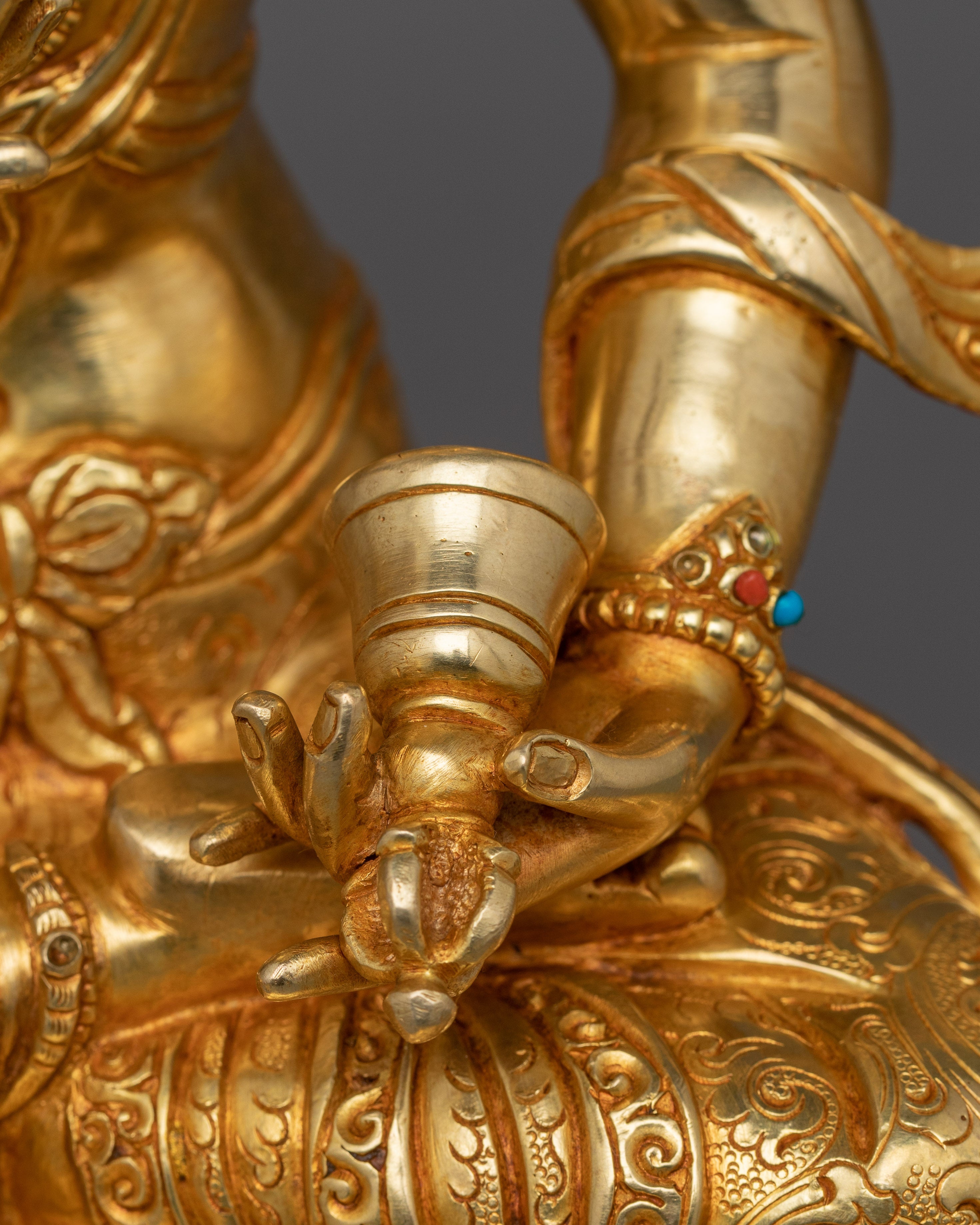 Handmade Himalayan Statue of Vajrasattva | Dorje Sempa Vajrasattva Sculpture